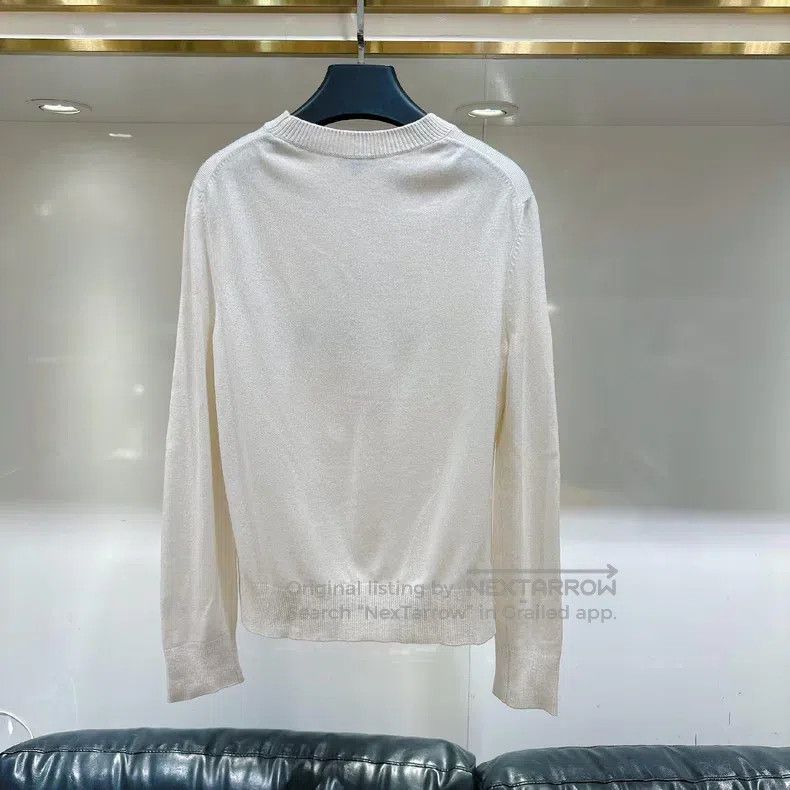 Chanel Chanel White letter knitwear sweater Size XS / US 0-2 / IT 36-38 - 4 Thumbnail