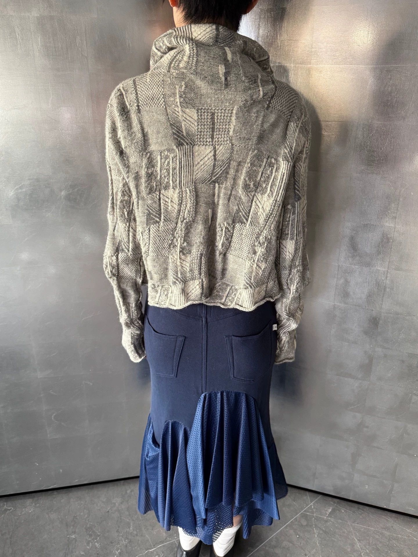 Other French Irregular Pattern Knit Cardigan Vintage M Size M / US 6-8 / IT 42-44 - 5 Thumbnail