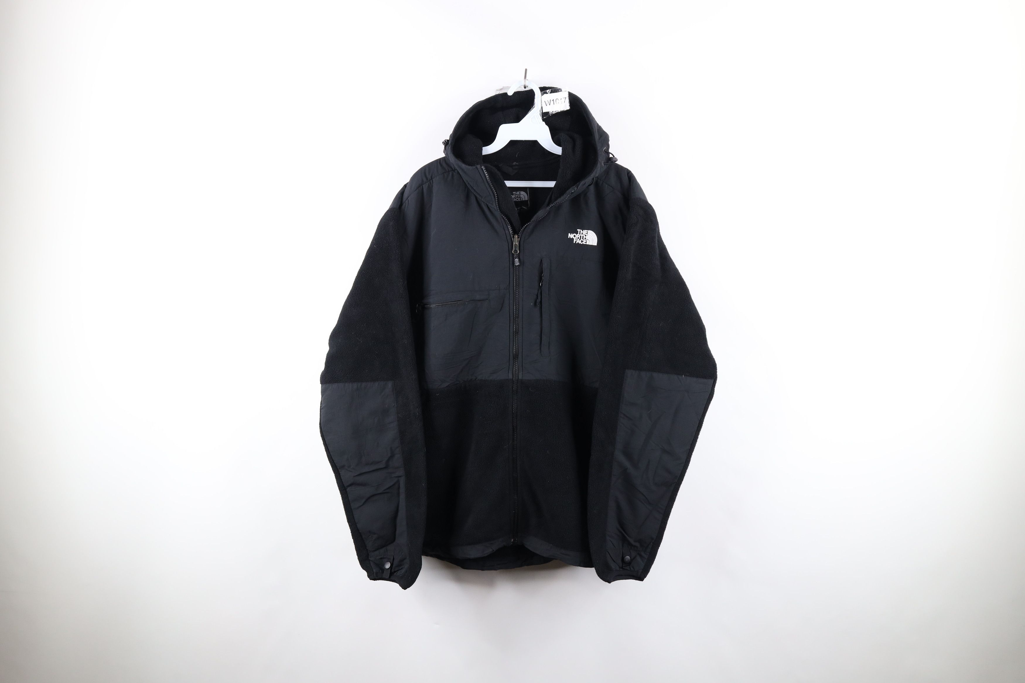 The North Face × Vintage Vintage The North Face Hooded Denali Fleece Jacket Black Size US L / EU 52-54 / 3 - 1 Thumbnail