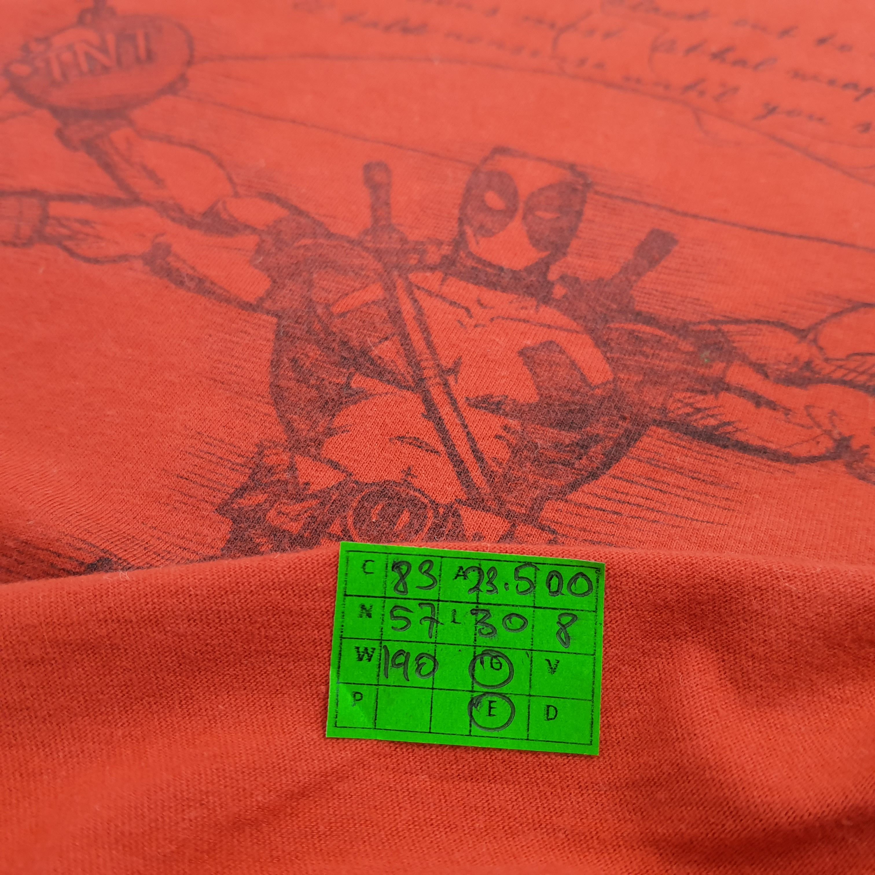 Marvel Comics Marvel Cinema Universe DEADPOOL Anti Hero Movie Tshirt Size US XL / EU 56 / 4 - 6 Thumbnail