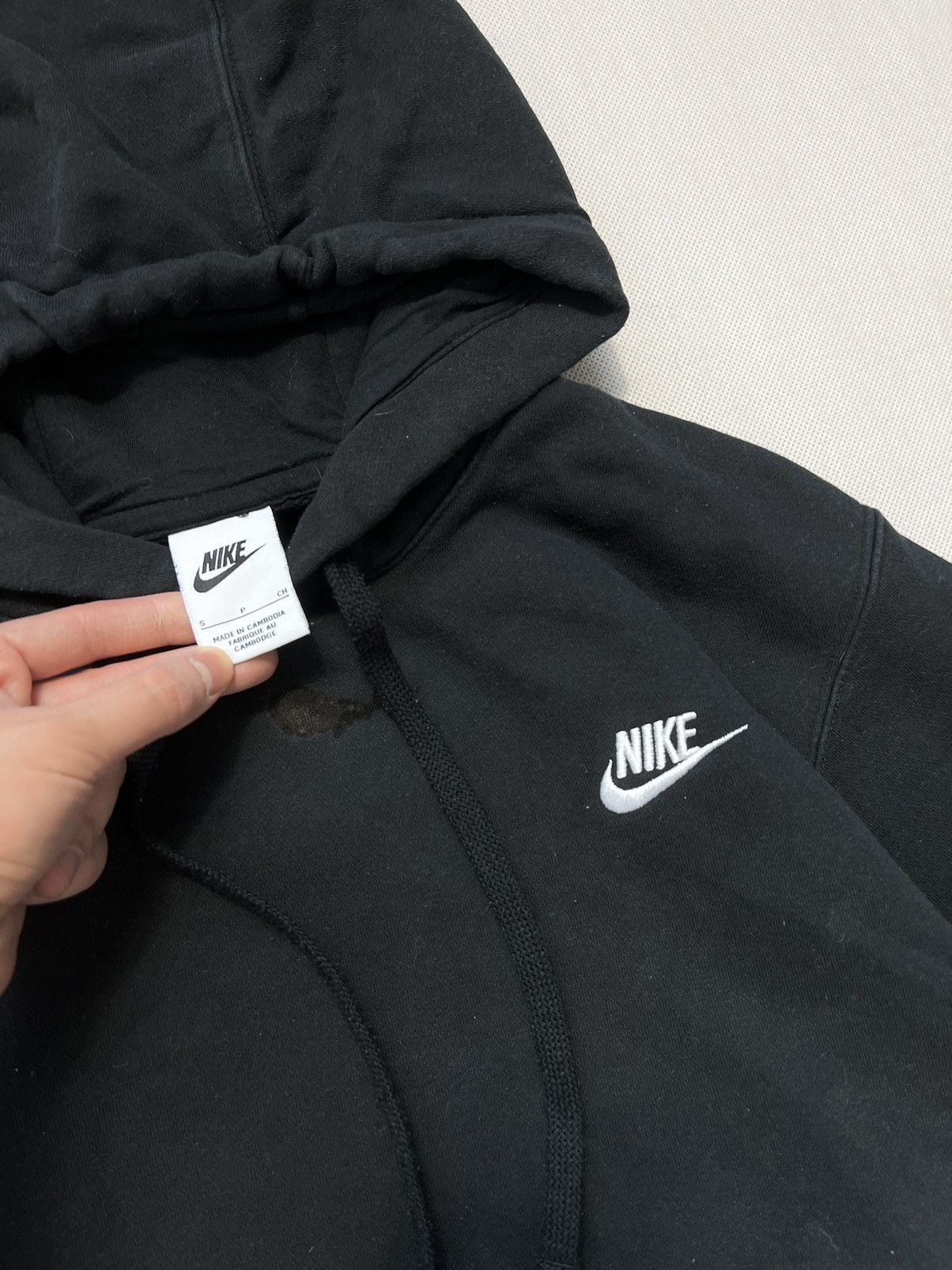 Nike Hoodie Nike small logo black y2k Size US S / EU 44-46 / 1 - 3 Thumbnail