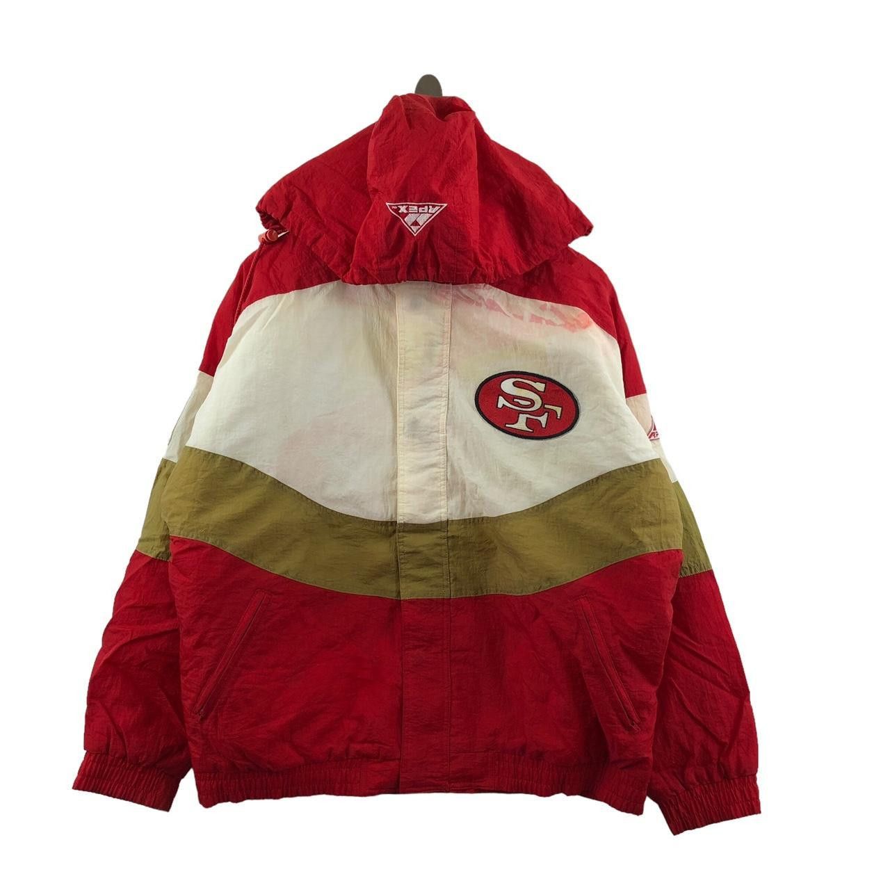 NFL Vintage SAN FRANCISCO 49ers NFL Proline Apex Distress Jacket Size US L / EU 52-54 / 3 - 1 Thumbnail