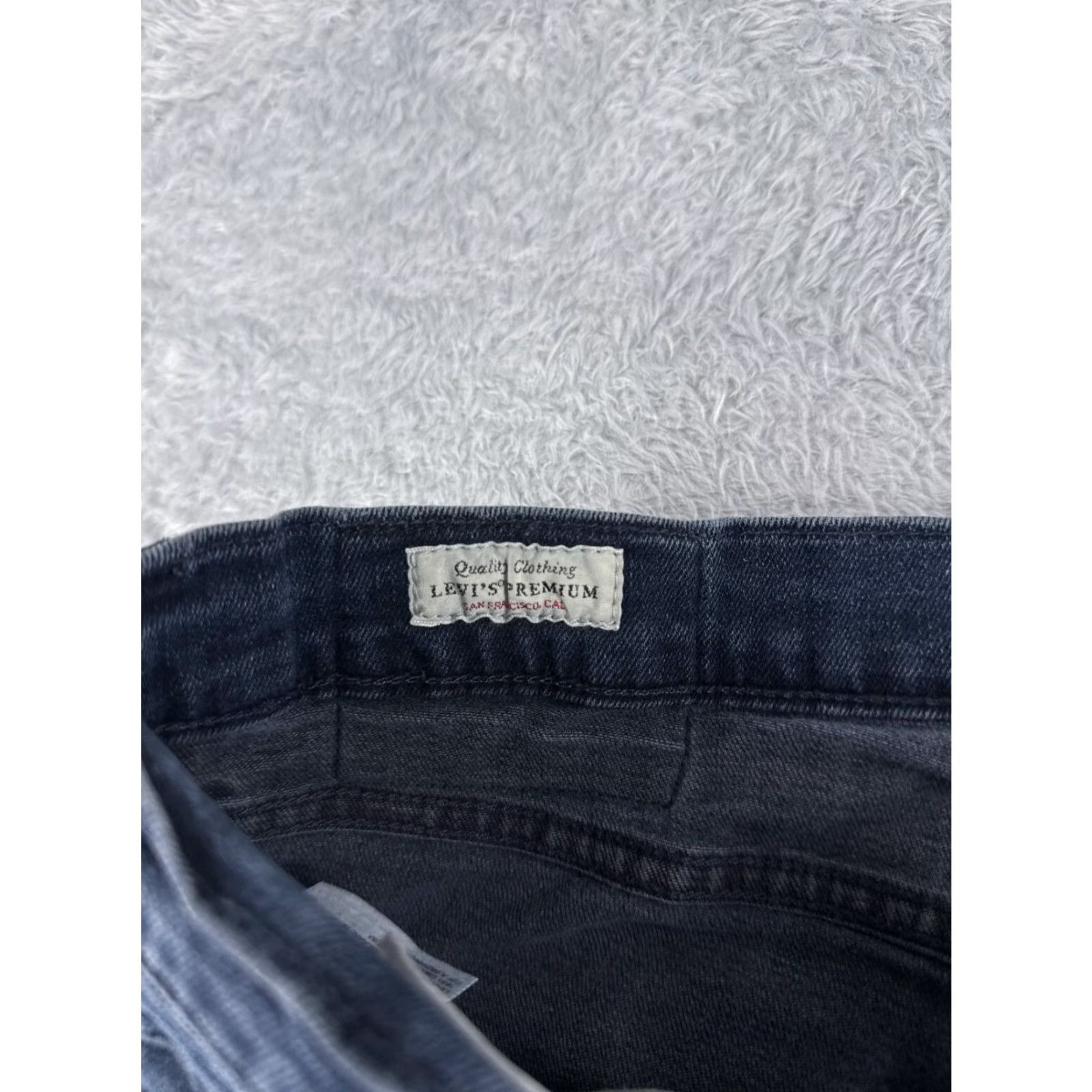Levi's Levi's Jeans 512 Denim 30x27 Regular Blue Cotton Men's Vintage No 5-Pocket Distressed Stretch Dark Denim Jeans Size US 30 / EU 46 - 6 Thumbnail