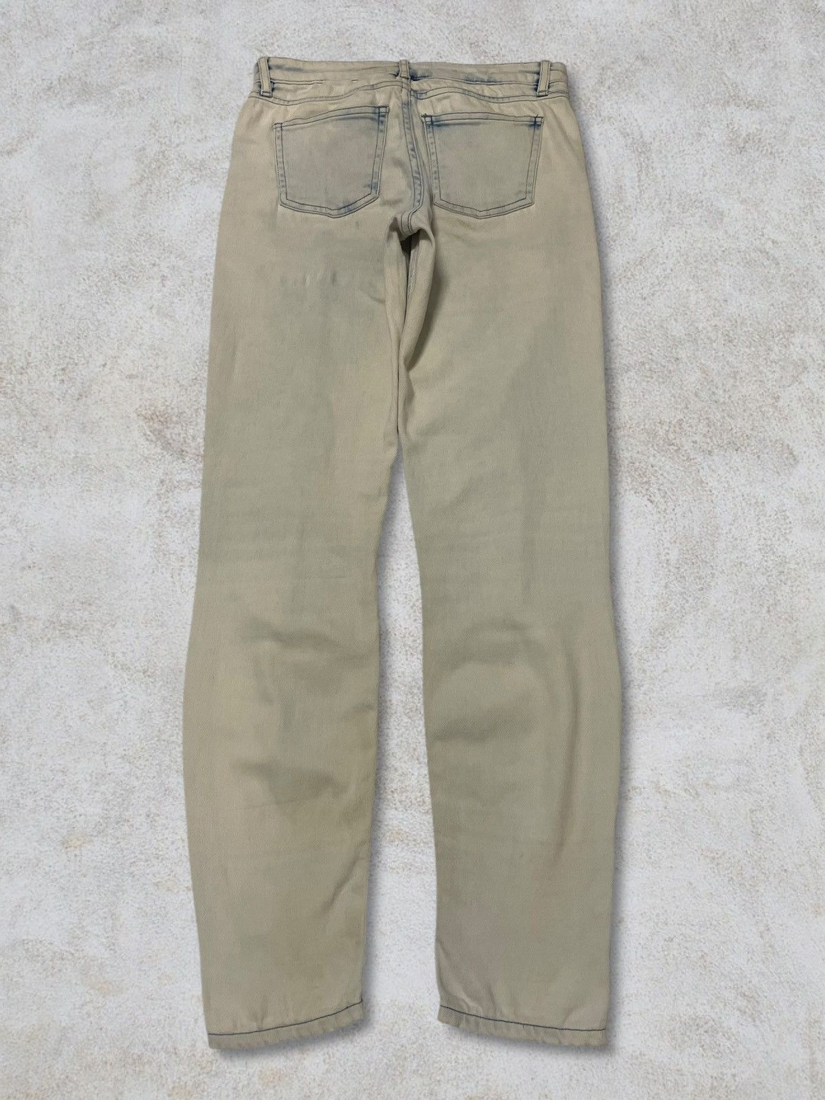 Acne Studios Acne Studios Bleached MudWash Distressed Slim Designer Jeans Size 27" / US 4 / IT 40 - 10 Thumbnail