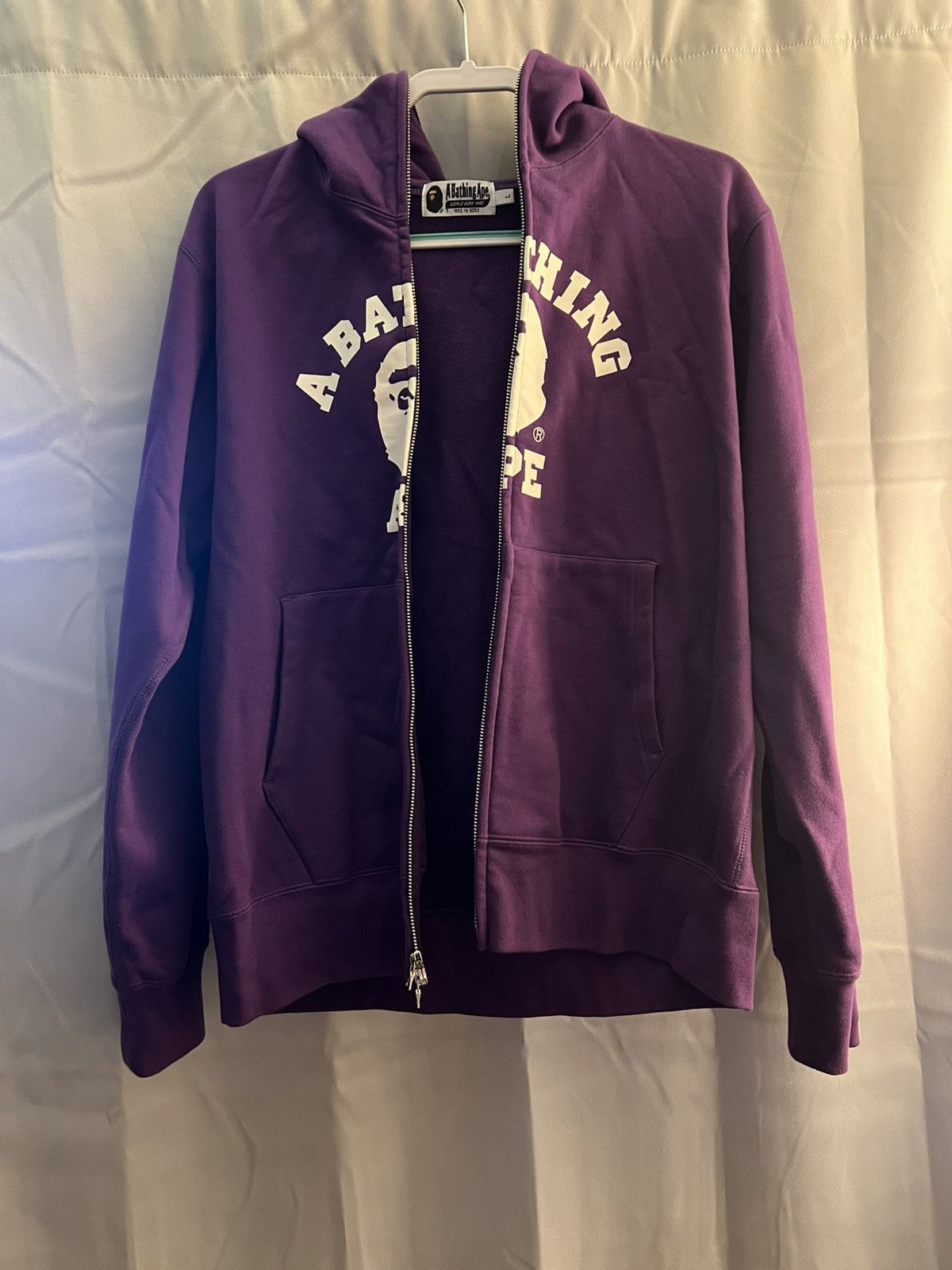 Bape Bape Purple Hoodie Size US M / EU 48-50 / 2 - 2 Thumbnail