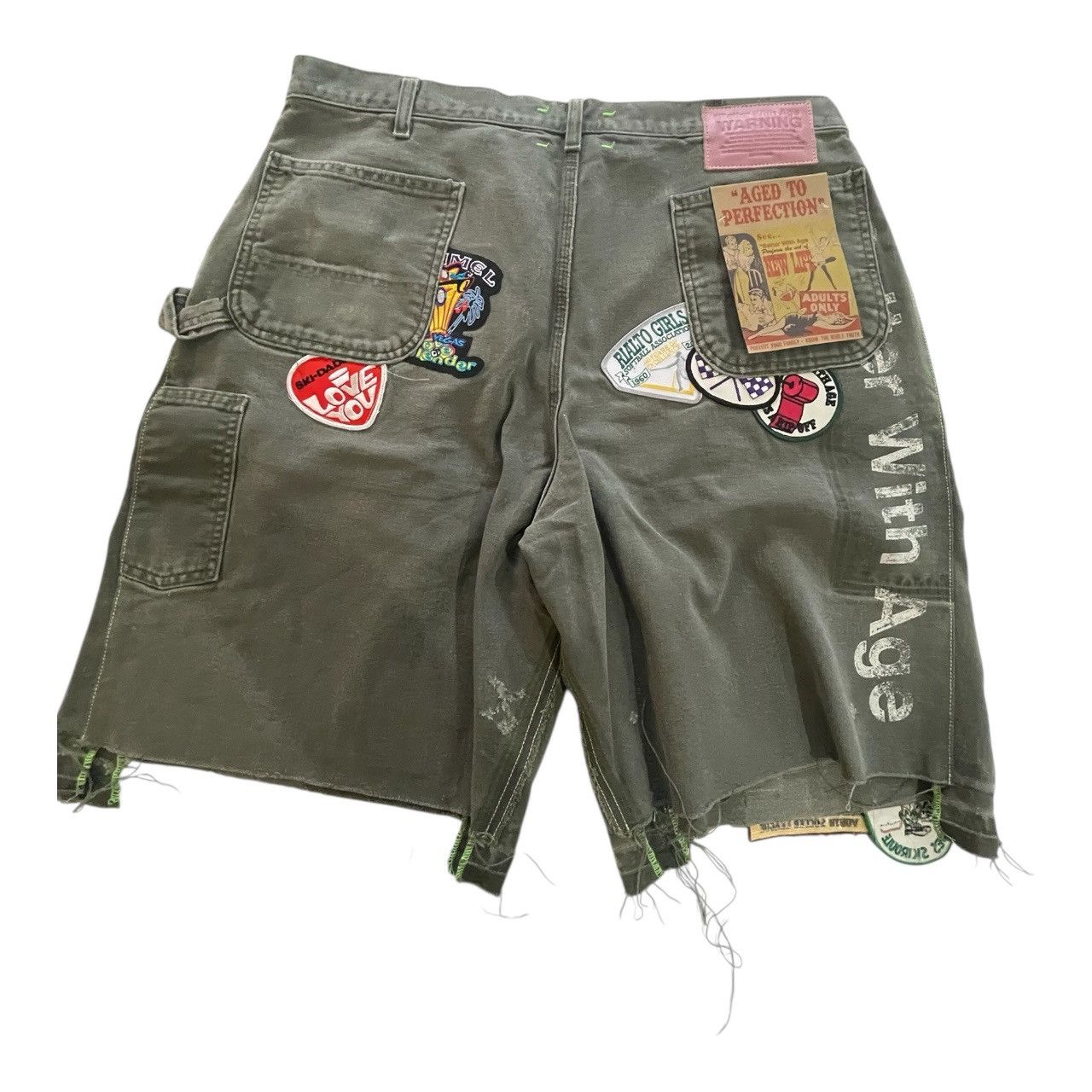 Better With Age Gentleman's Carhartt Carpenter Shorts- Grey - Size 40 Size US 40 / EU 56 - 2 Thumbnail