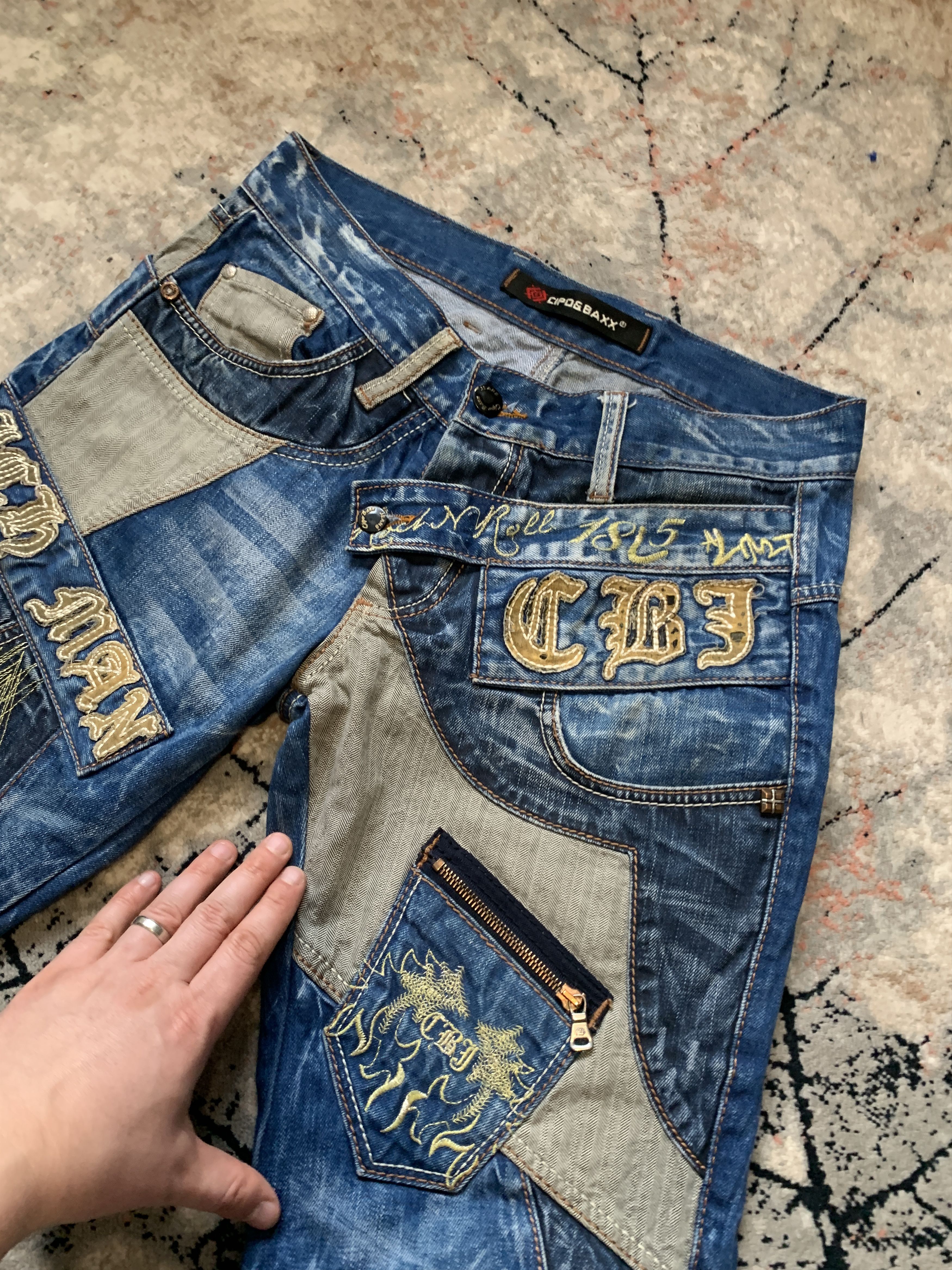 Japanese Brand Cipo & Baxx Vintage Dinim Pants Size US 34 / EU 50 - 4 Thumbnail