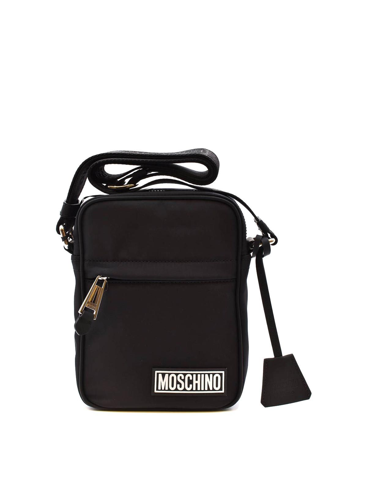 Moschino o1y0225 Size : OS / Logo Cross-Body Bag in Black Size ONE SIZE - 1 Thumbnail