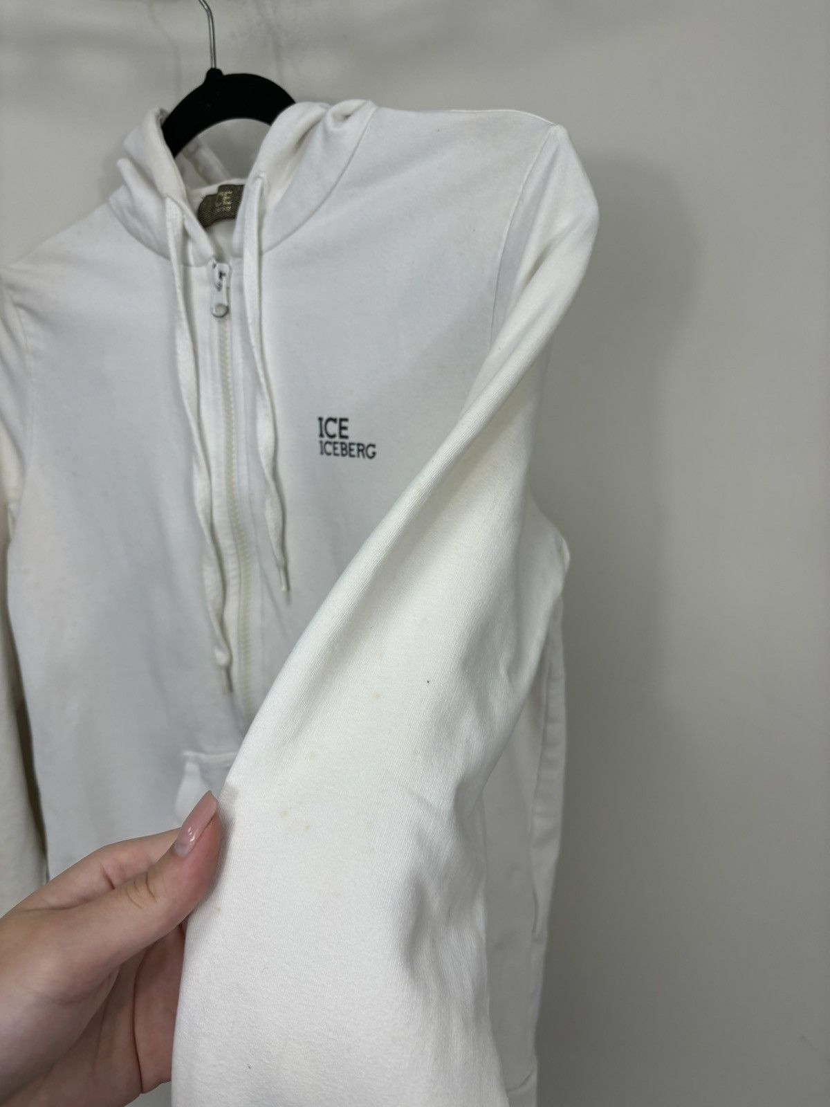 Iceberg Iceberg Women’s Big Back Logo Luxury Zip Up Hoodie Size M / US 6-8 / IT 42-44 - 9 Thumbnail