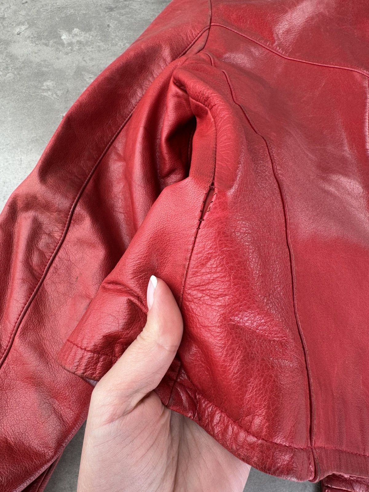 Japanese Brand Vintage Leather Jacket Size S / US 4 / IT 40 - 16 Thumbnail