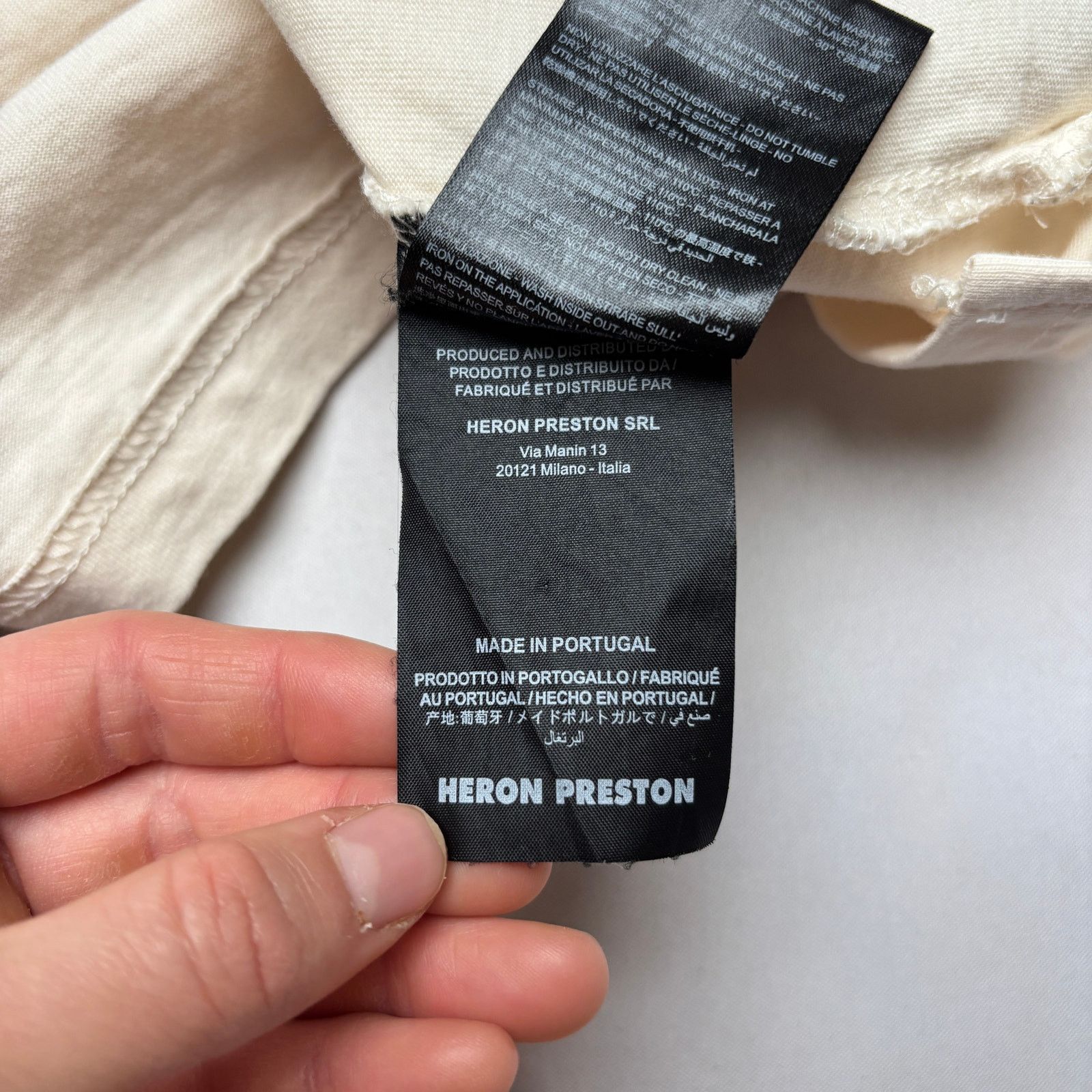 Heron Preston Heron Preston Prohibited Items Turtleneck Shirt Men's Small Size US S / EU 44-46 / 1 - 5 Thumbnail