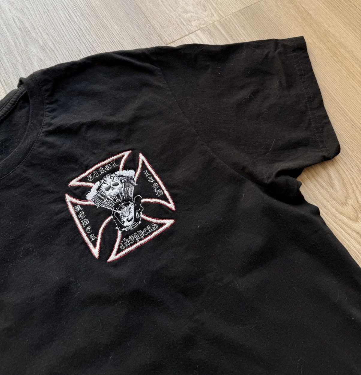 West Coast Choppers Vintage Choppers Black T-Shirt Embroidered Logo Size US L / EU 52-54 / 3 - 8 Thumbnail