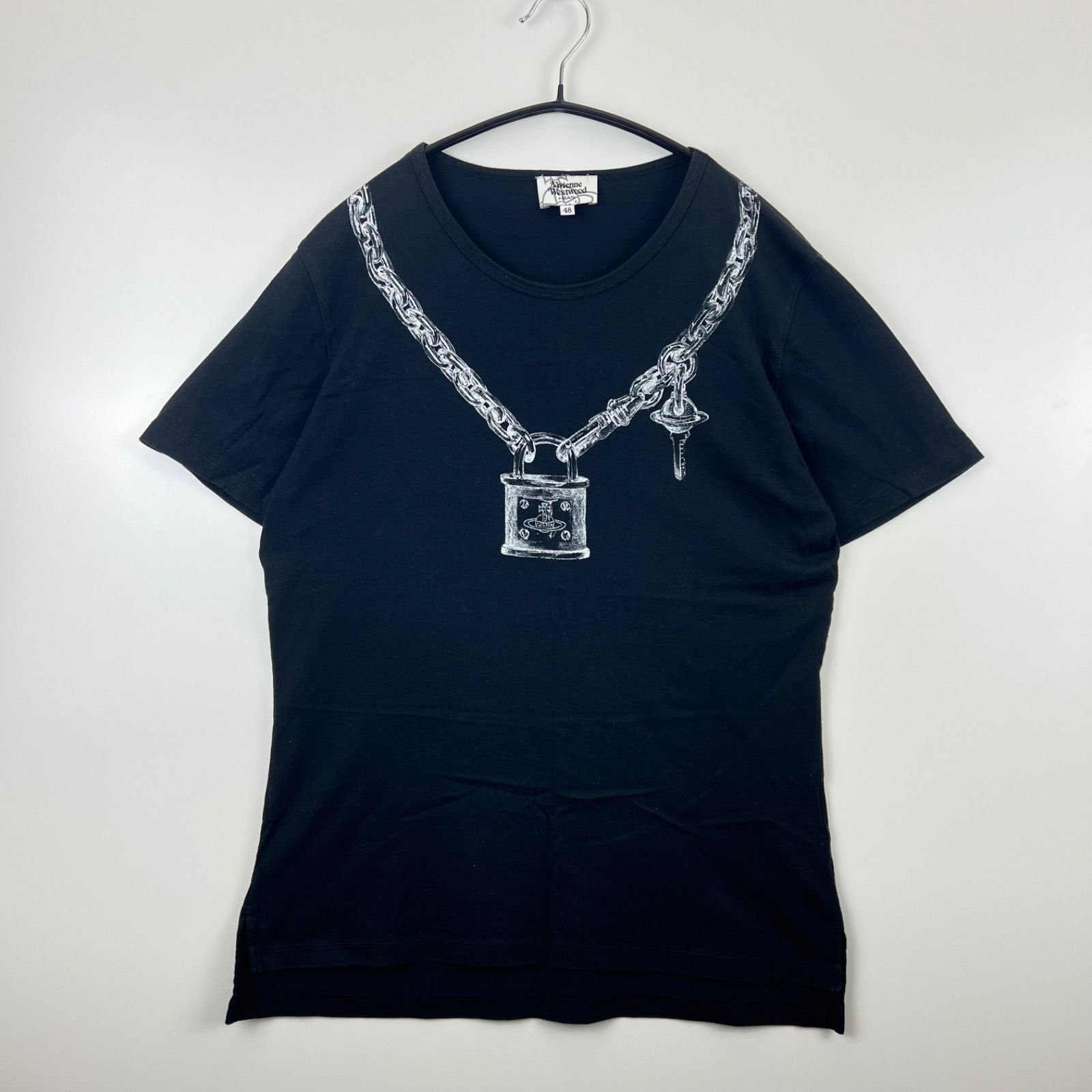【Vivienne Westwood】即対応 CHAIN COLLAR Tシャツ CHAIN COLLAR Tシャツ(ブラック)（レディース）（1622352001