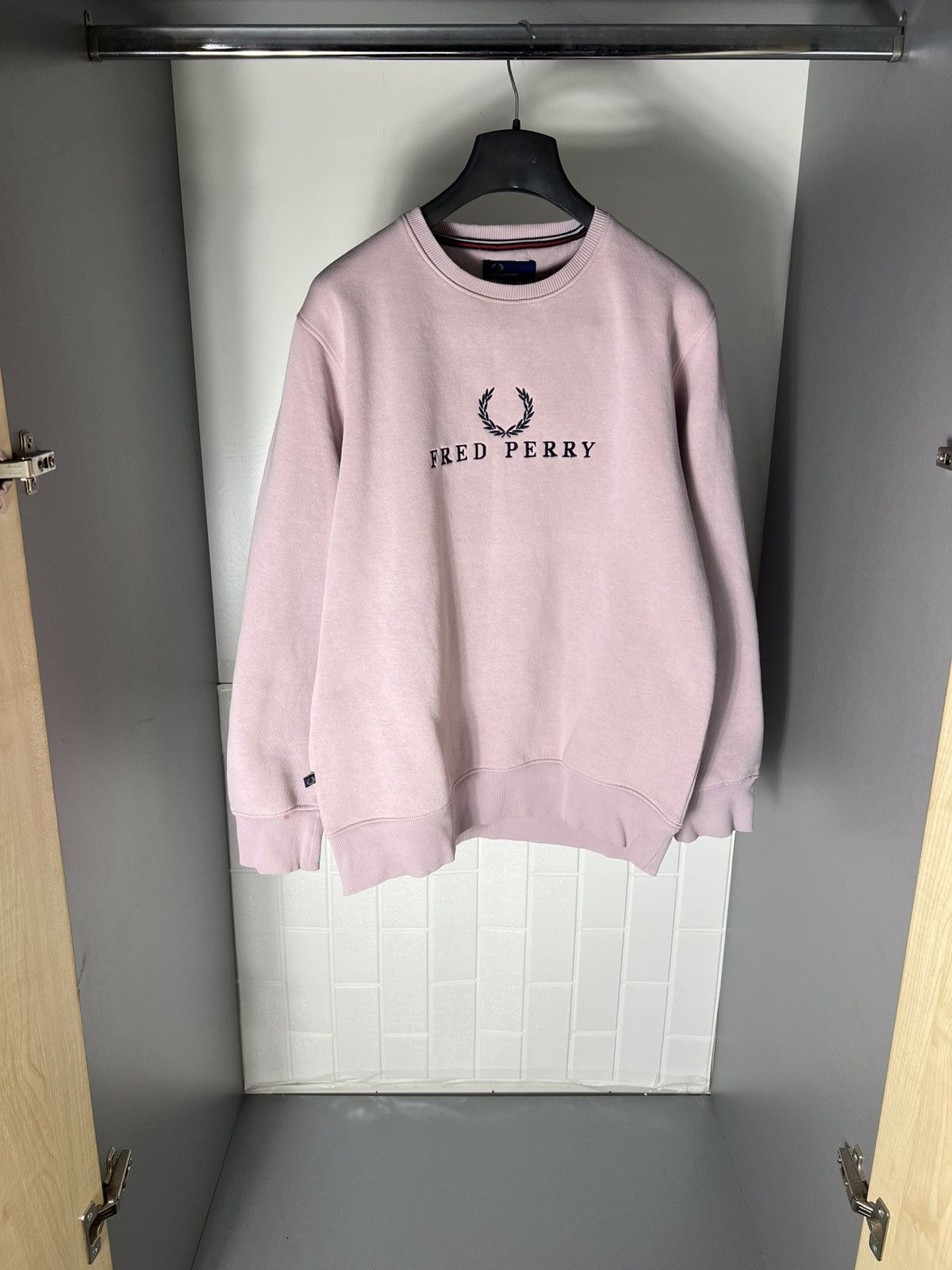 Fred Perry × Vintage VERY RARE FRED PERRY BIG LOGO SWEATSHIRT DESIGNER CASUAL Y2K Size US XL / EU 56 / 4 - 2 Thumbnail