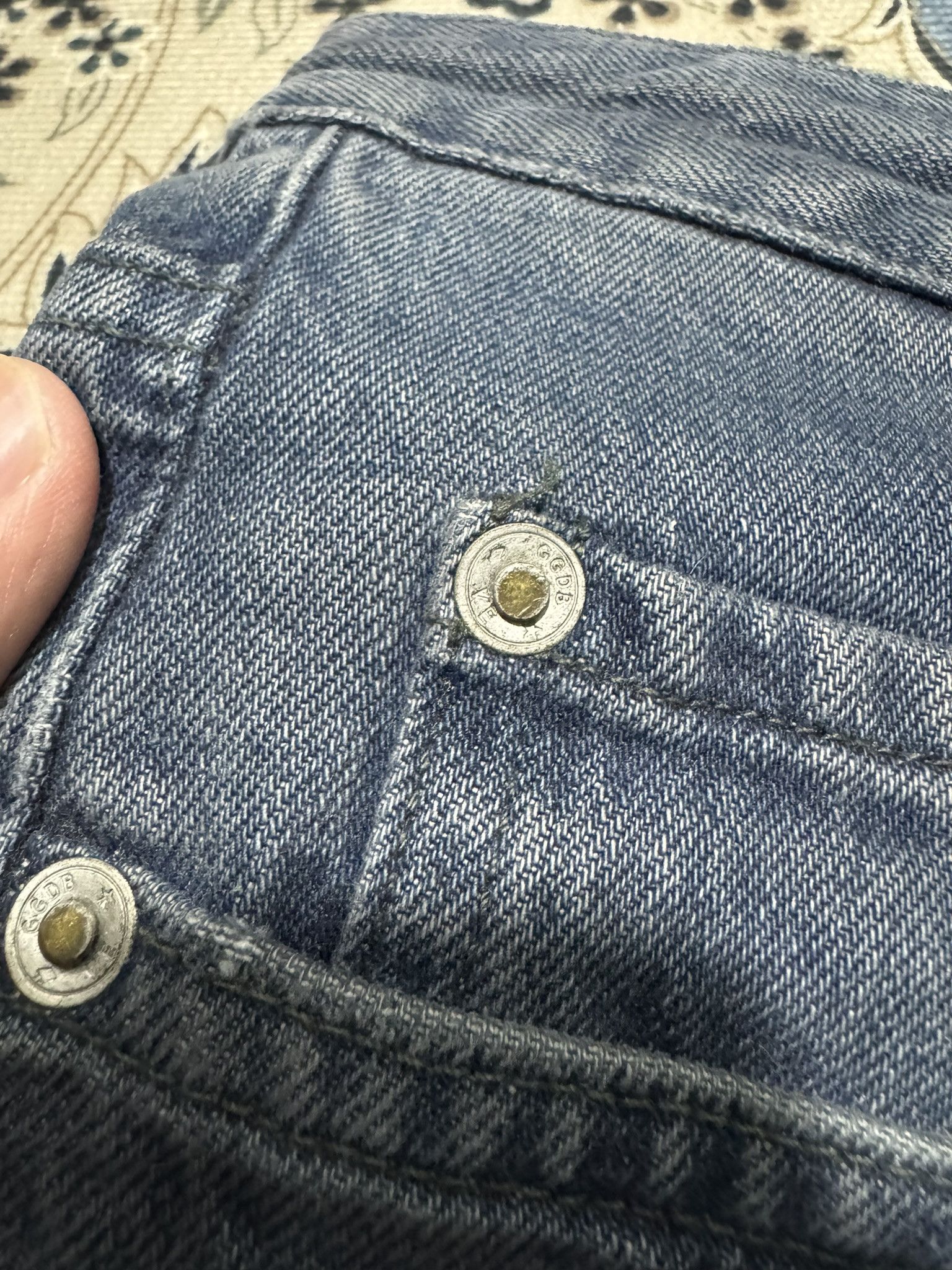 Designer × Golden Goose Golden Goose Deluxe Brand Venezia DB Happy Classic Jeans Size US 31 - 6 Thumbnail