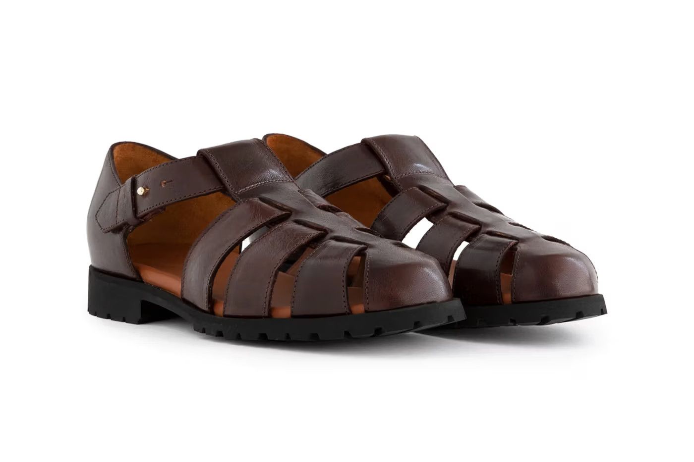 Aime Leon Dore o1mle0925 Fisherman Sandals in Dark Brown Size US 6.5 / EU 39-40 - 1 Thumbnail