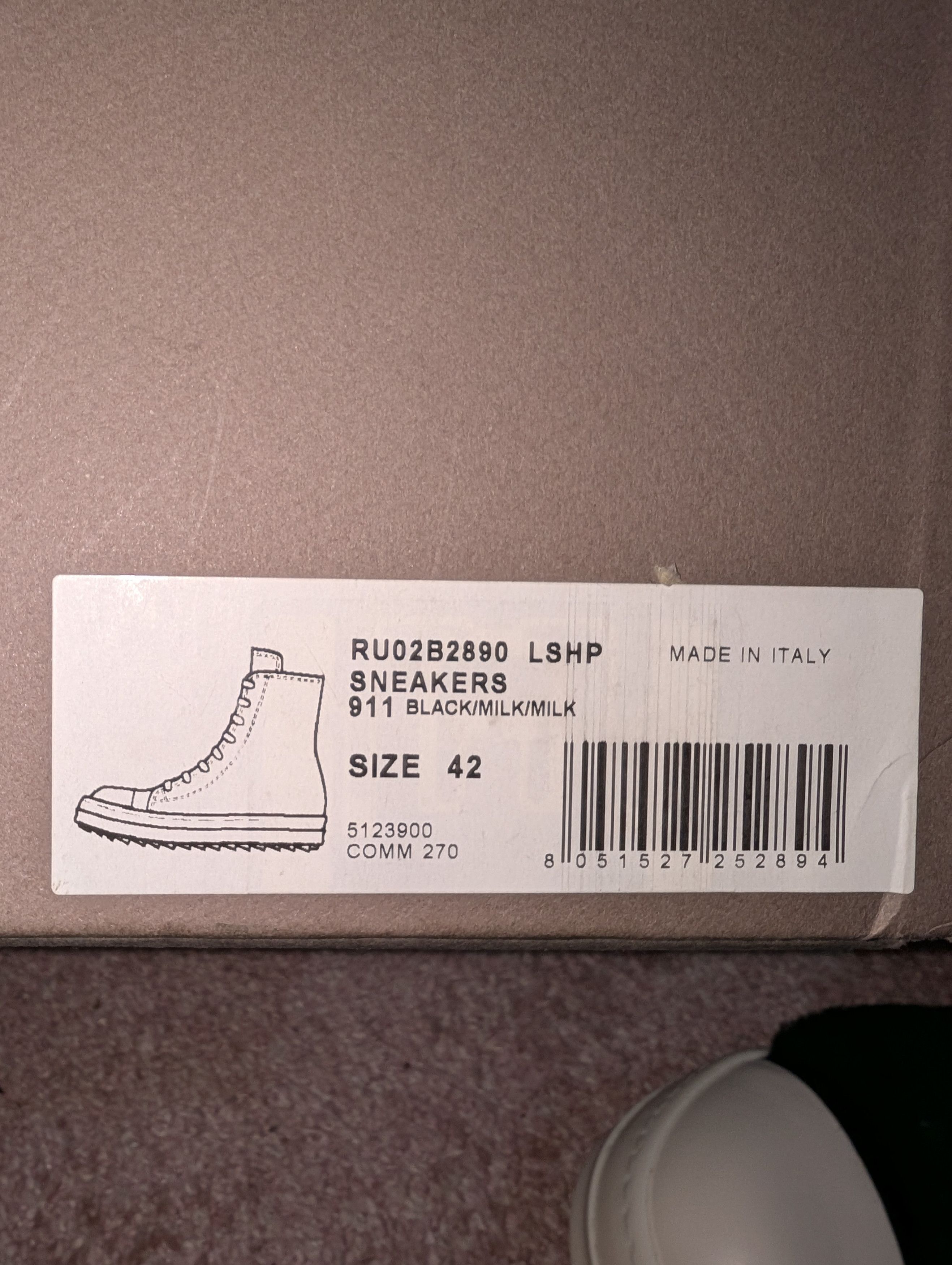 Rick Owens Rick Owens Shearling Ramones Strobe FW22 Size US 9 / EU 42 - 4 Thumbnail