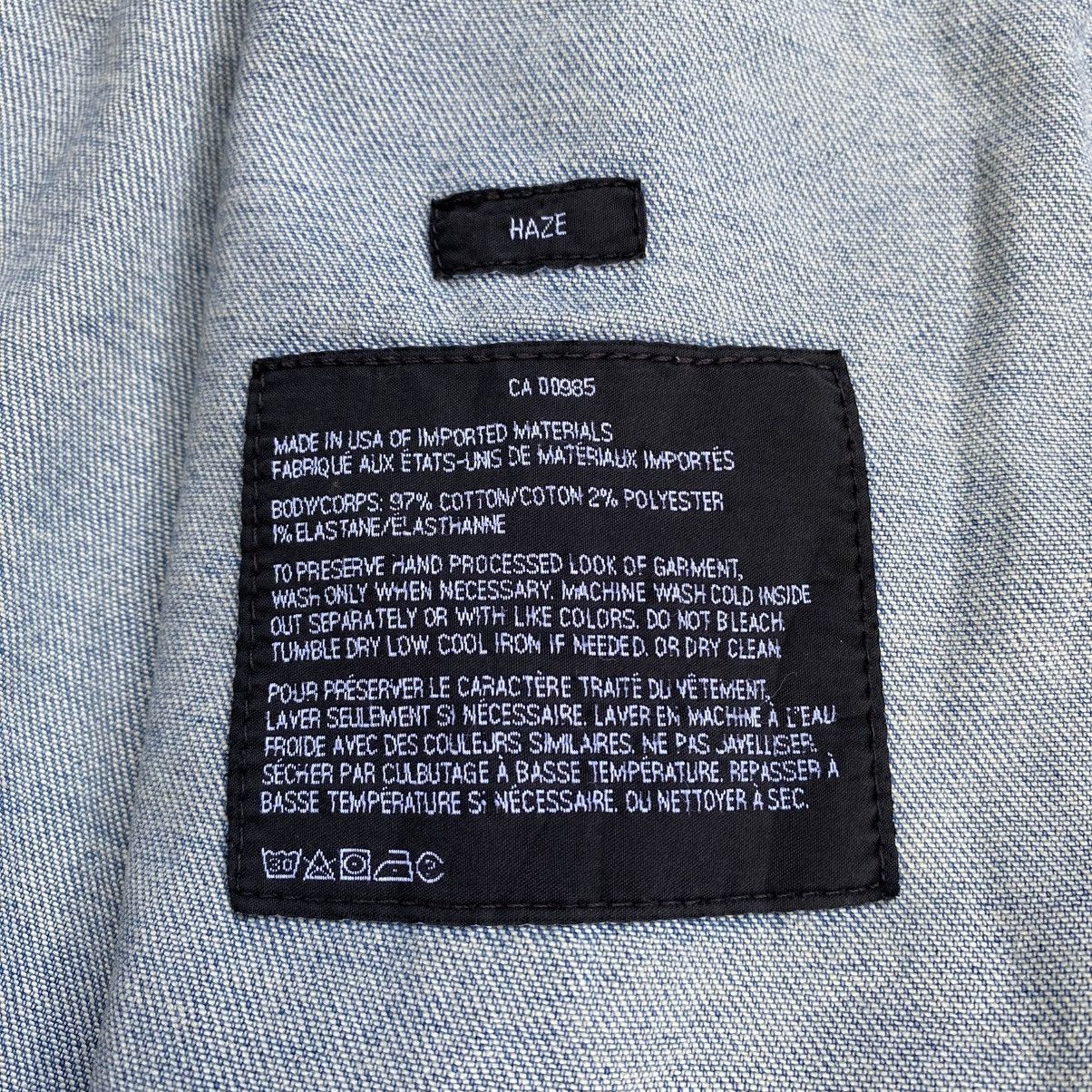 Alexander Wang 2000s Alexander Wang Riped Denim Jacket Size US L / EU 52-54 / 3 - 13 Thumbnail