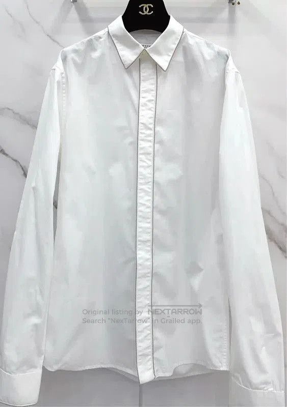 Givenchy Givenchy White Cotton Long Sleeve Shirt . Size S / US 4 / IT 40 - 3 Thumbnail