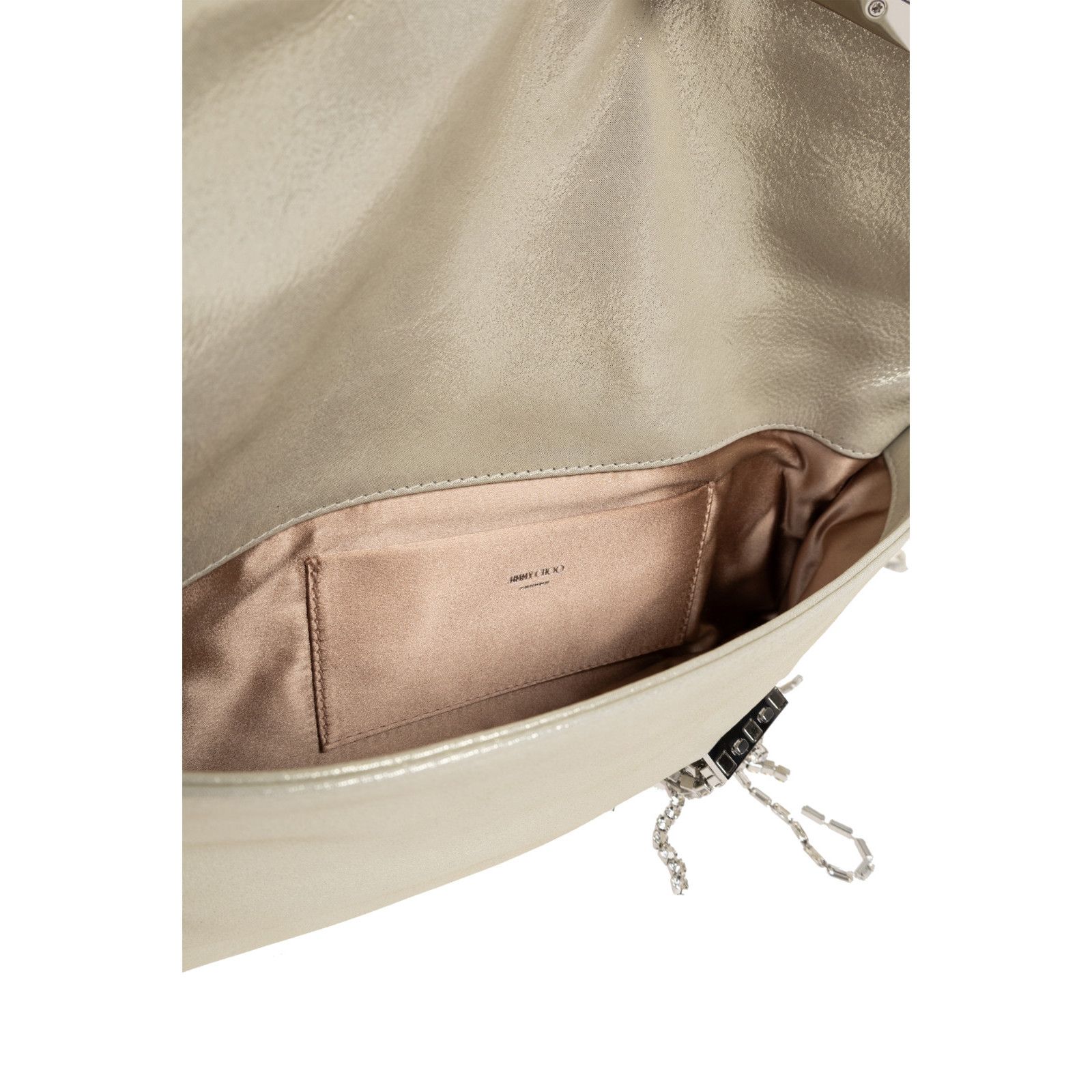 Jimmy Choo JIMMY CHOO Zandra Light Soft Gold Clutch New & Authentic Size ONE SIZE - 4 Thumbnail