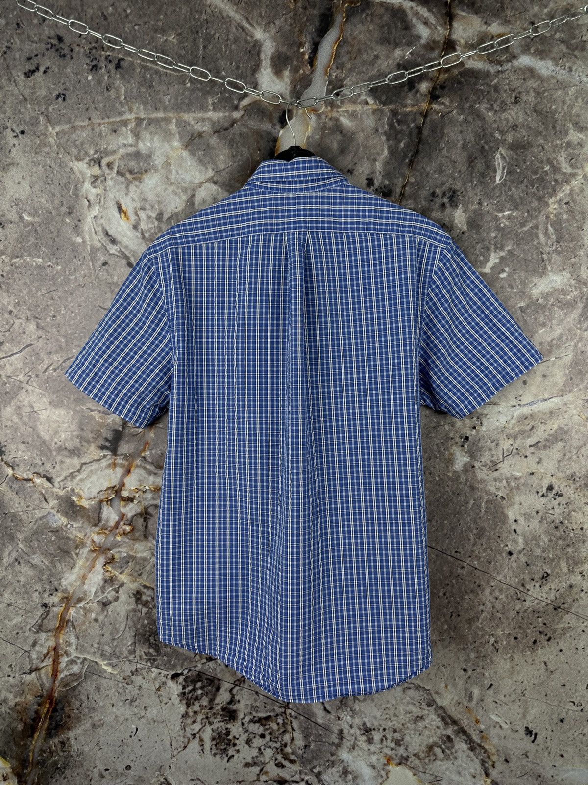 Polo Ralph Lauren Polo Ralph Lauren Short Sleeve Shirt Blue Checkered Classic Size US L / EU 52-54 / 3 - 10 Thumbnail