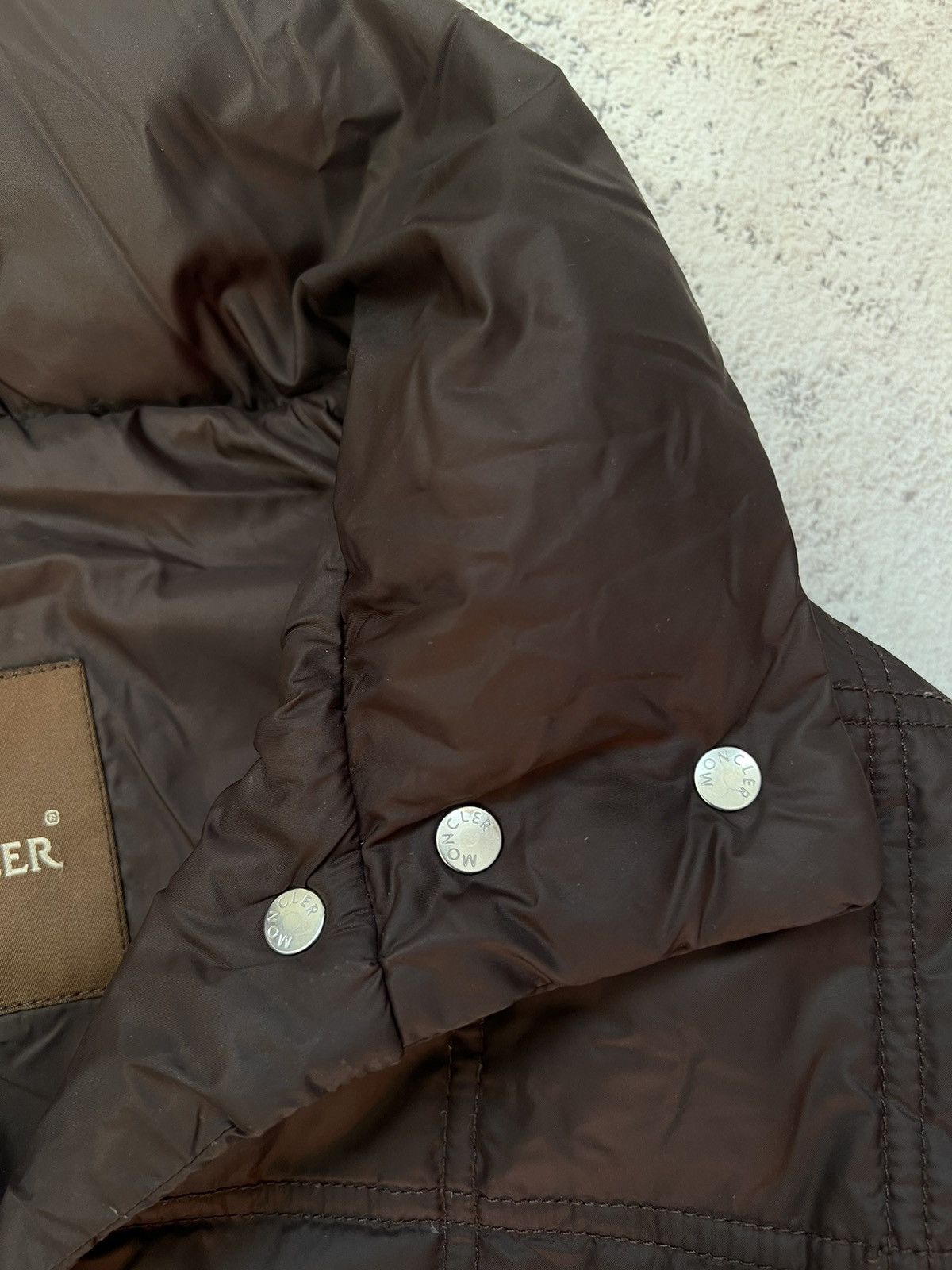 Moncler × Vintage Vintage Brown Moncler puffer coat down women's Size M / US 6-8 / IT 42-44 - 9 Thumbnail