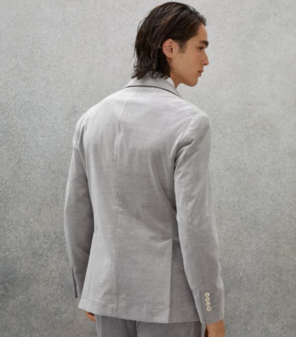Brunello Cucinelli Suit in Grey Size 42R - 4 Thumbnail