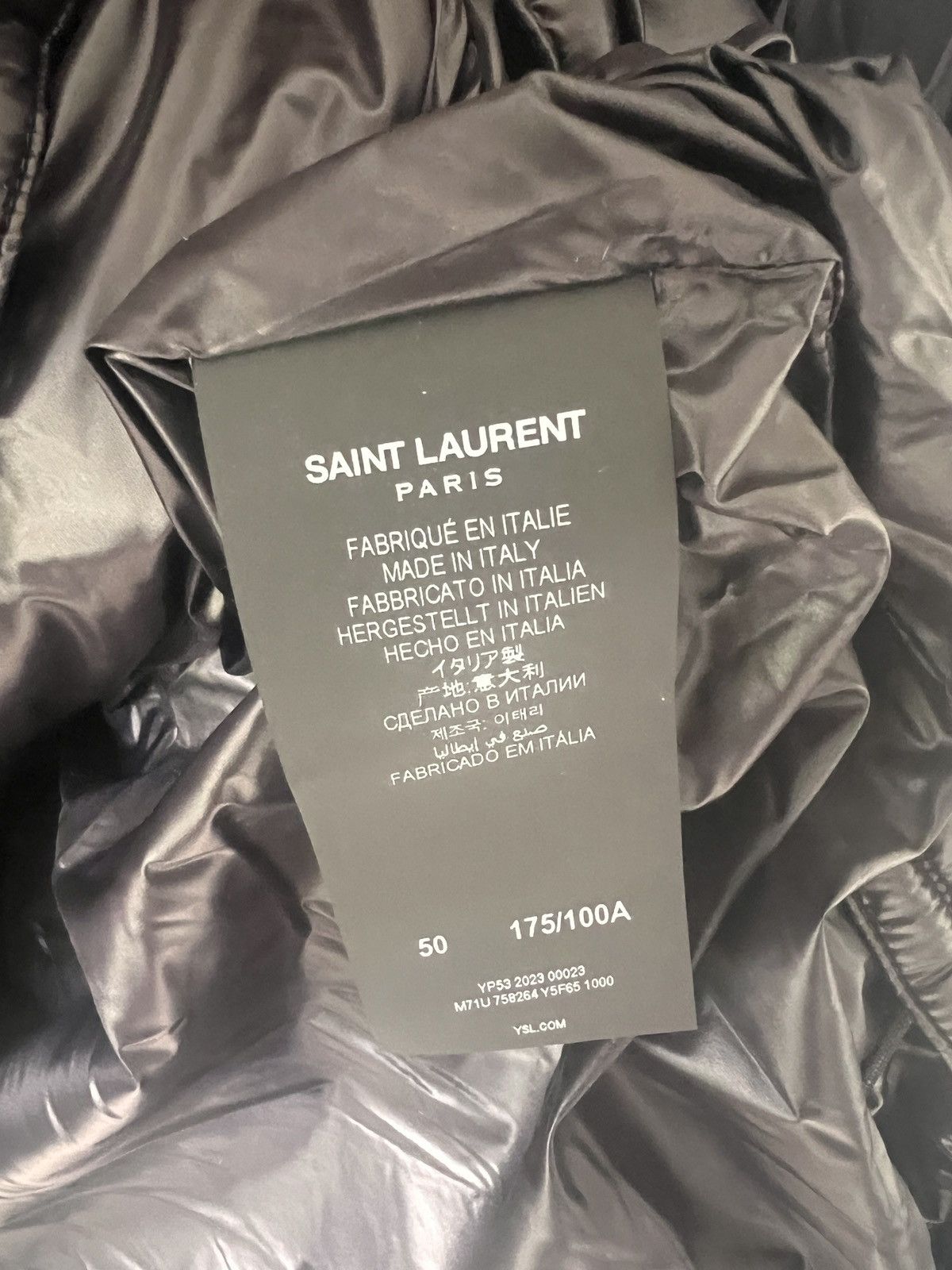 Saint Laurent Paris SAINT LAURENT CASSANDRE HALF ZIP SHELL JACKET. Size 50. Size US M / EU 48-50 / 2 - 9 Thumbnail
