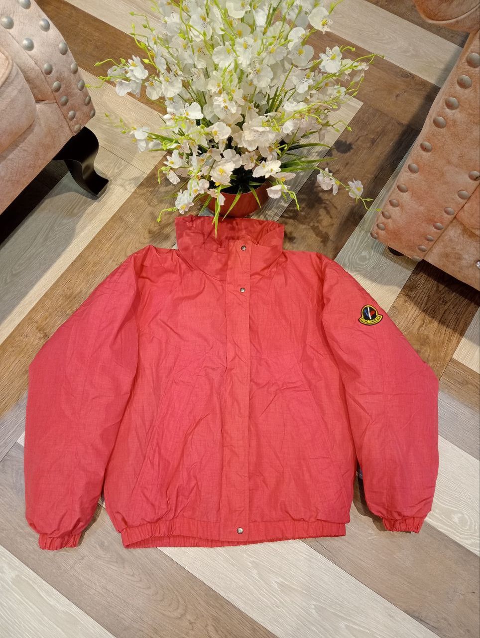 Moncler VINTAGE MONCLER X ASICS SKI DOWN JACKET - DARK PINK Size US M / EU 48-50 / 2 - 2 Thumbnail
