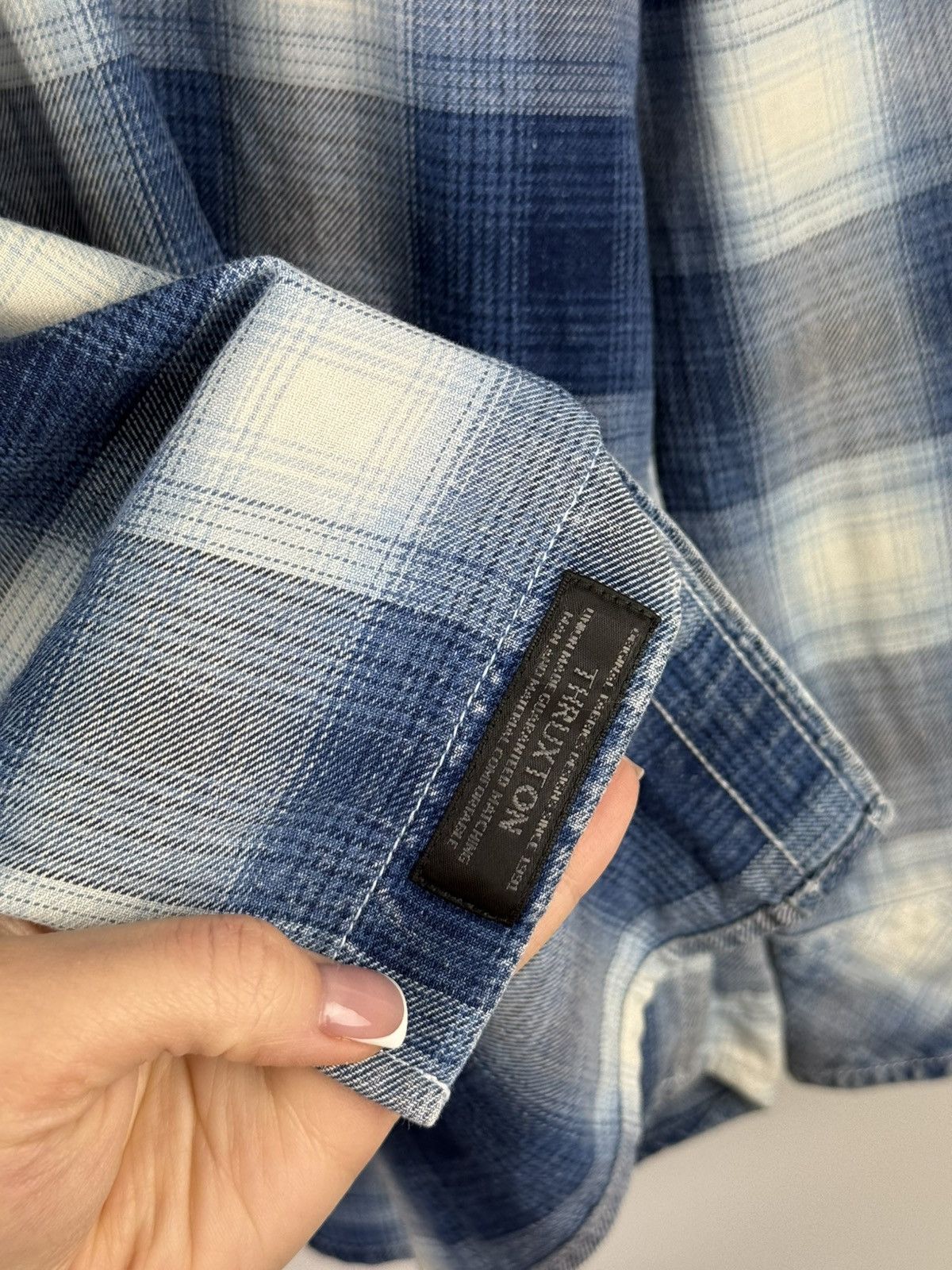 Other Thruxton Men’s Checked Plaid Cotton Japanese Button Up Shirt Size US L / EU 52-54 / 3 - 12 Thumbnail