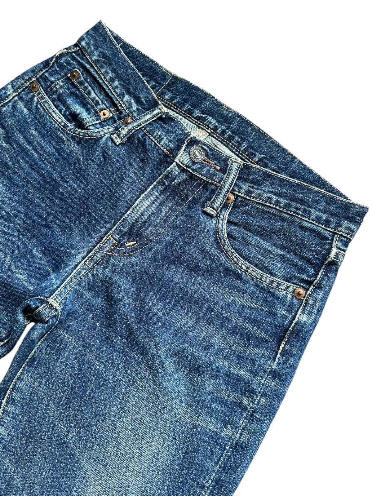 Kapital Early 00's Kapital flared raw denim jeans Size US 28 / EU 44 - 5 Thumbnail