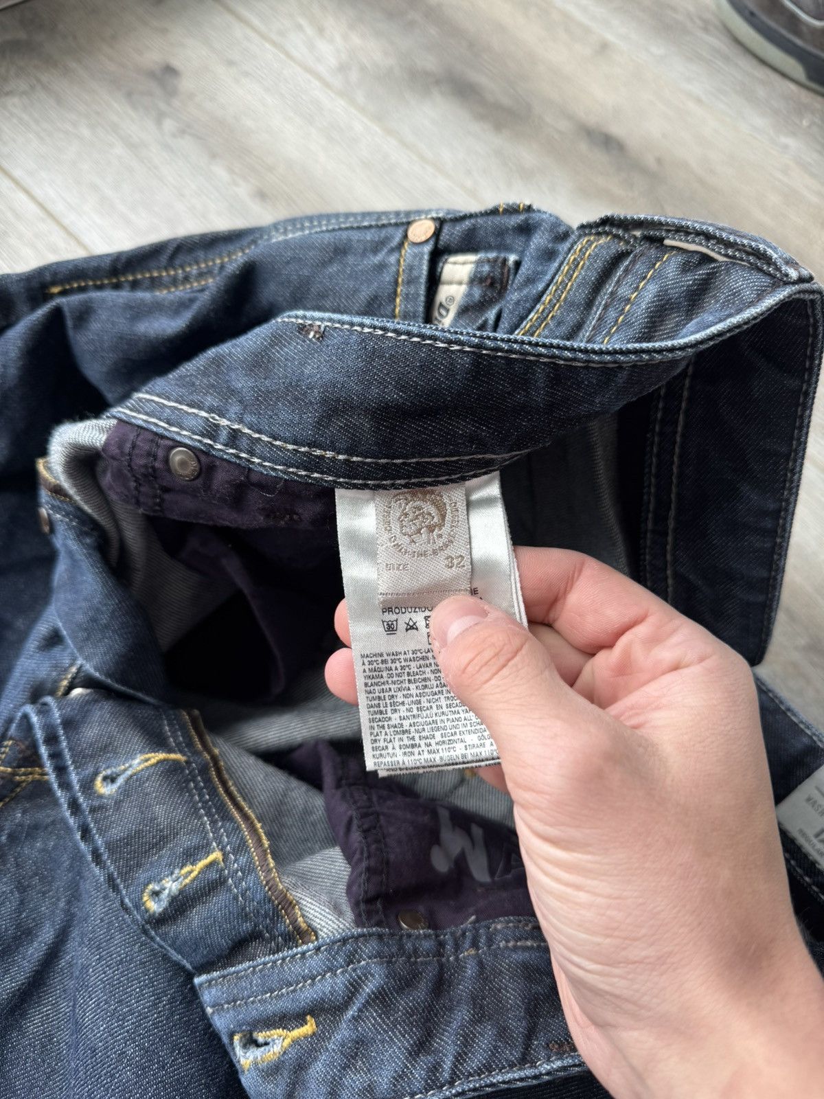 Diesel Diesel Iakop Y2k Mens Straight Jeans Size US 32 / EU 48 - 12 Thumbnail