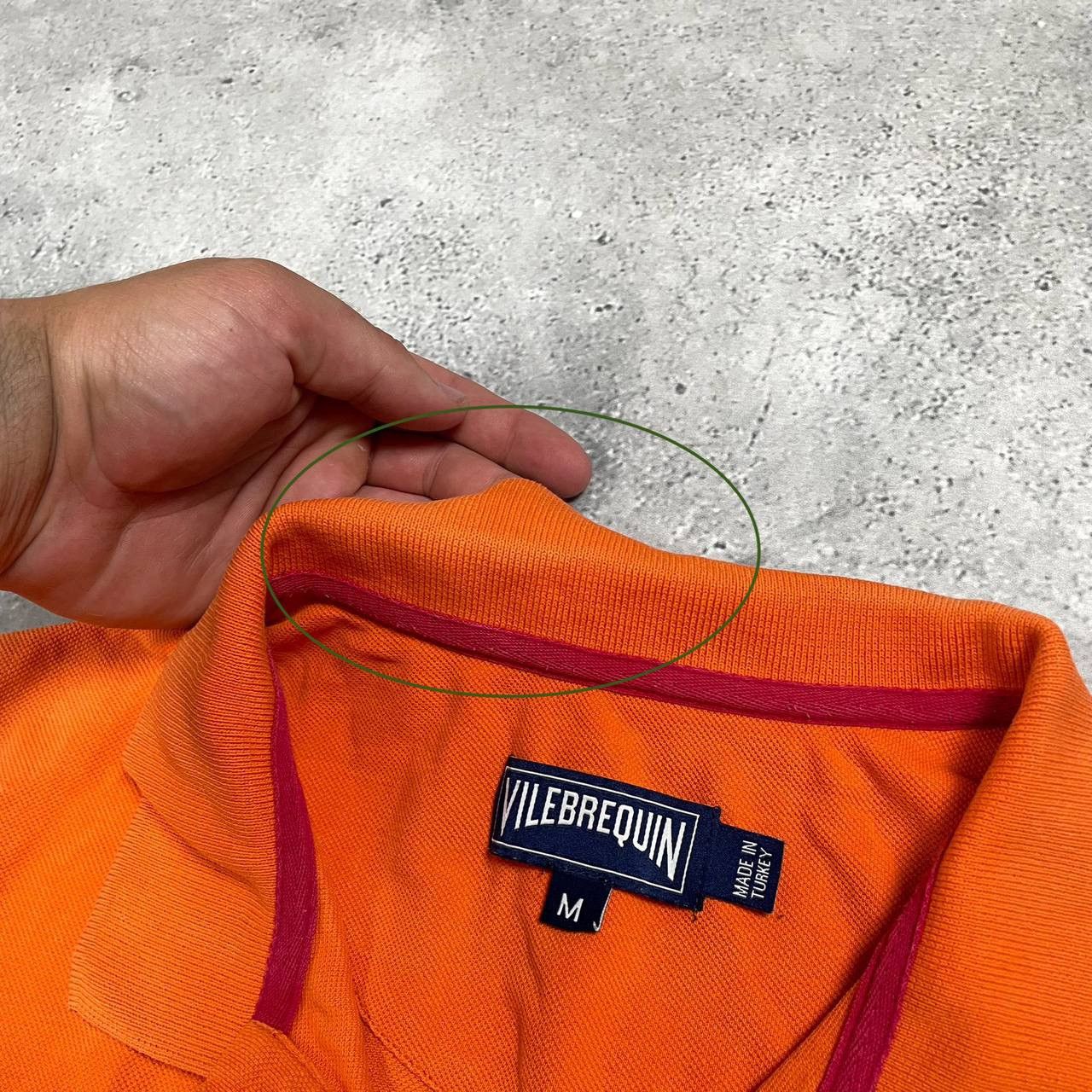 Vilebrequin Vilebrequin Pyramid Cotton Polo Shirt Orange Size M Size US M / EU 48-50 / 2 - 3 Thumbnail