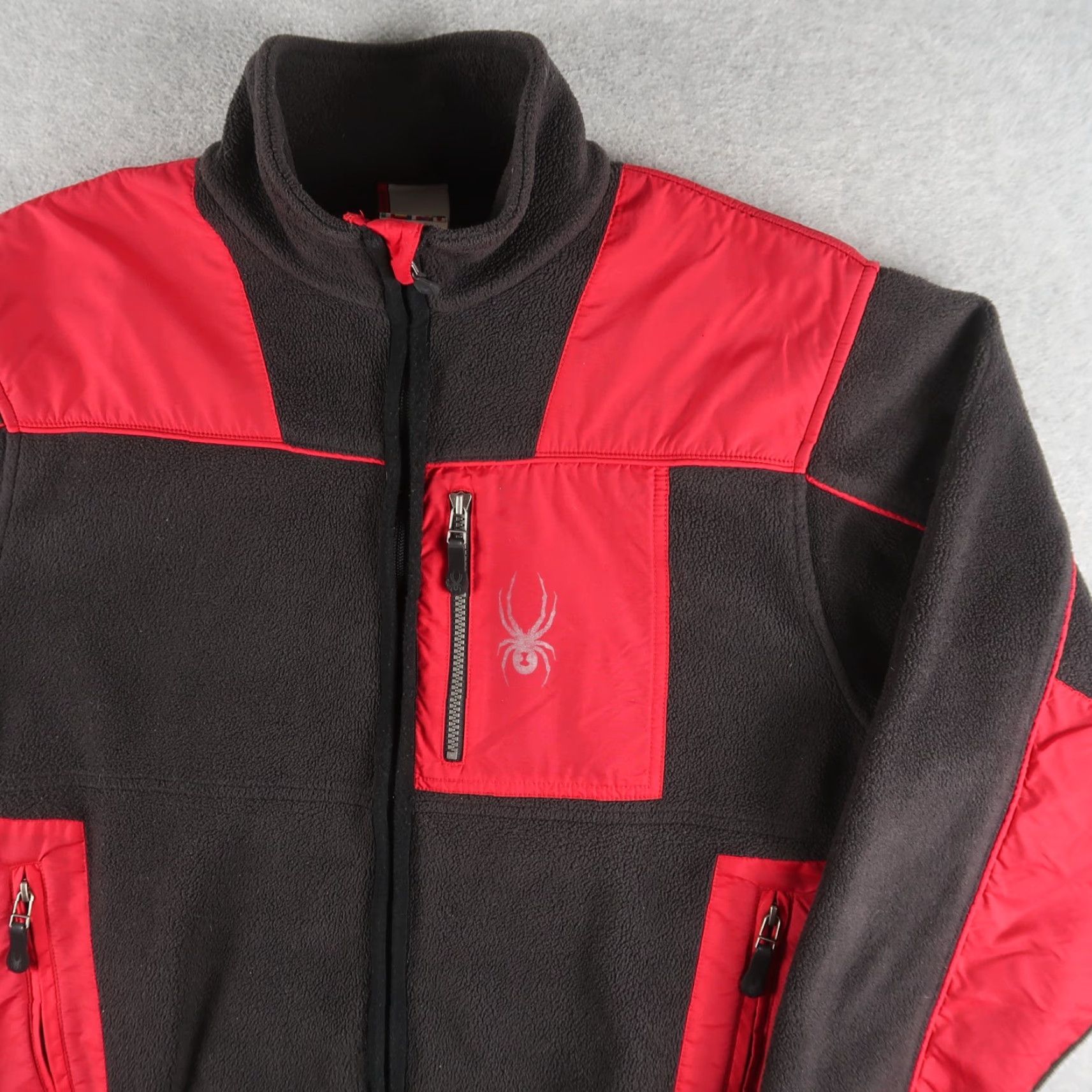 Spyder Vintage Spyder Fleece Jacket Men’s M Black Outdoor Full Zip Ski Size US M / EU 48-50 / 2 - 4 Thumbnail