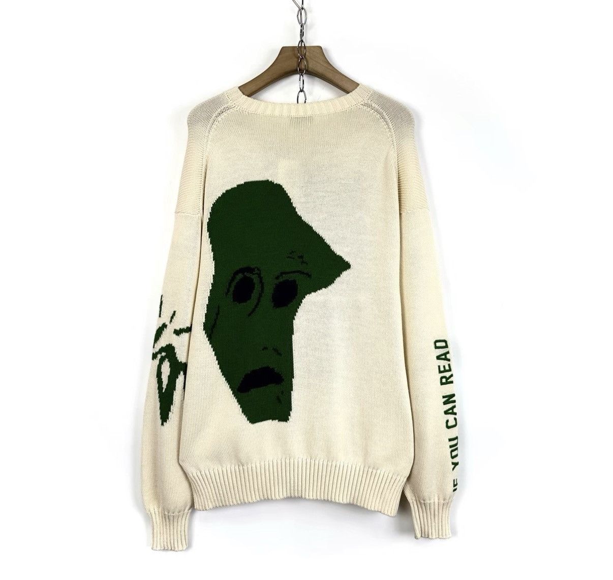 Dior Dior x Travis Scott Abstract Devil Pattern Knit Sweater K12 Size US M / EU 48-50 / 2 - 2 Thumbnail