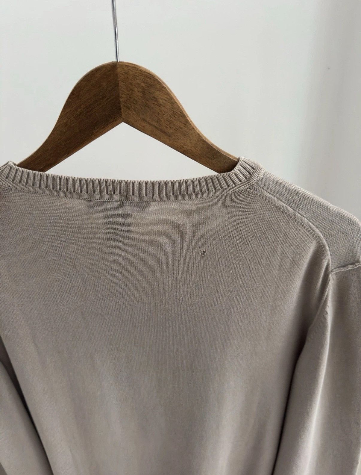 Diesel DIESEL VERY RARE 90s CRASHED AVANT GARDE BEIGE SWEATSHIRT Size US XL / EU 56 / 4 - 11 Thumbnail