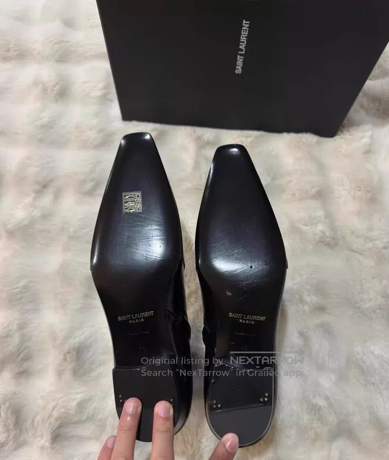 Saint Laurent Paris Saint Laurent Paris Pleated Boots Size US 10 / EU 43 - 6 Thumbnail