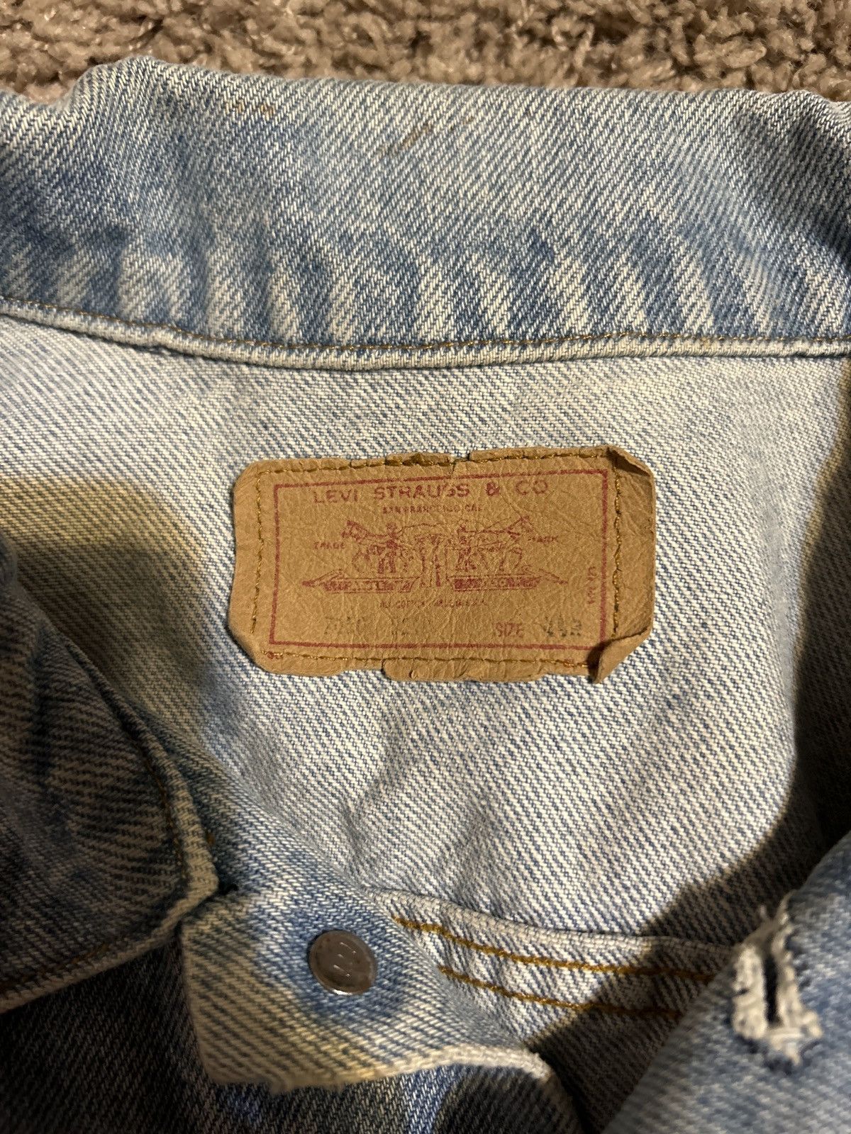 Levi's Vintage Clothing Vintage Levi’s 1970s 80s denim Jacket Size US M / EU 48-50 / 2 - 5 Thumbnail