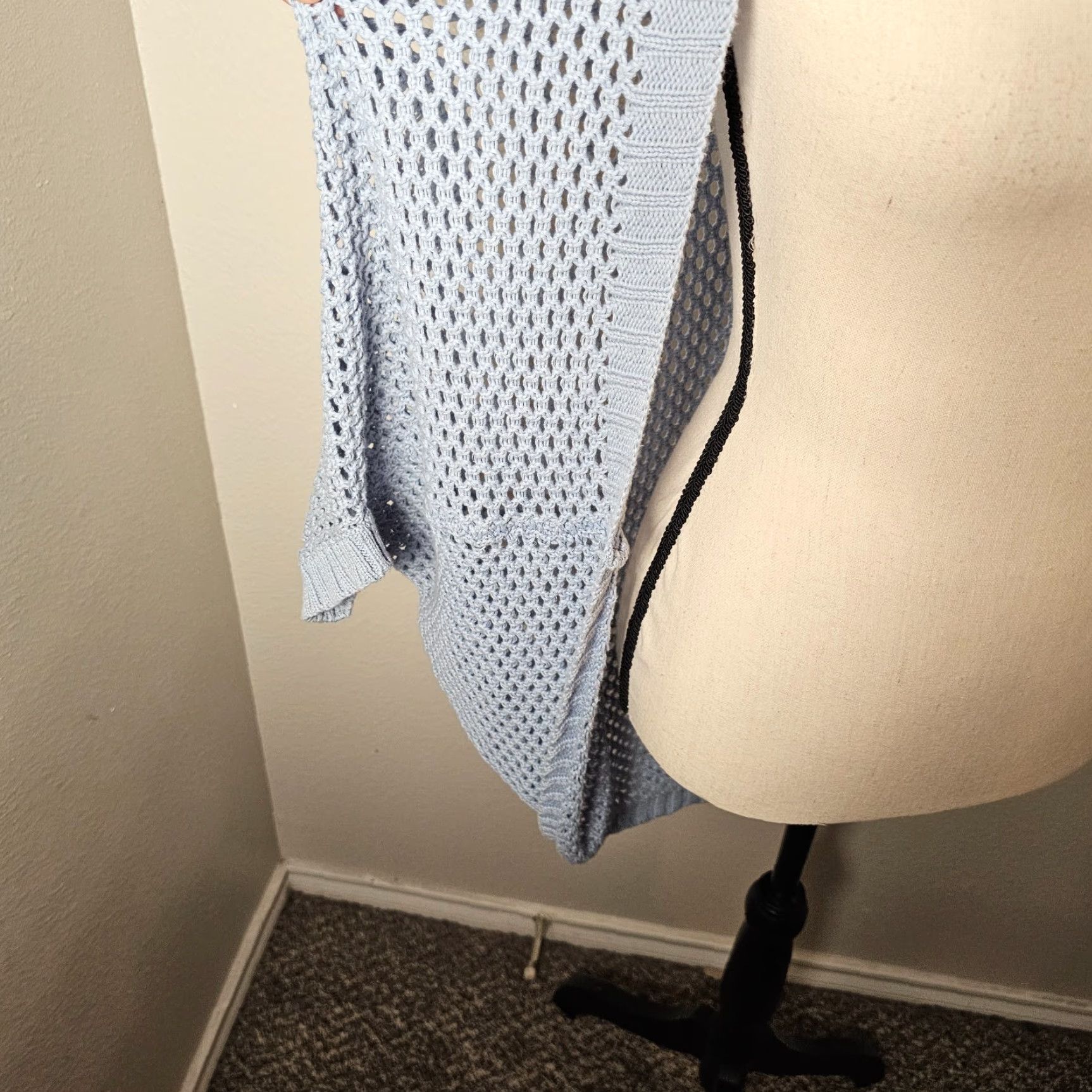Forever 21 Forever 21 Women's Cardigan Sweater Short Sleeve Knit Blue V Certain? Size S / US 4 / IT 40 - 5 Thumbnail