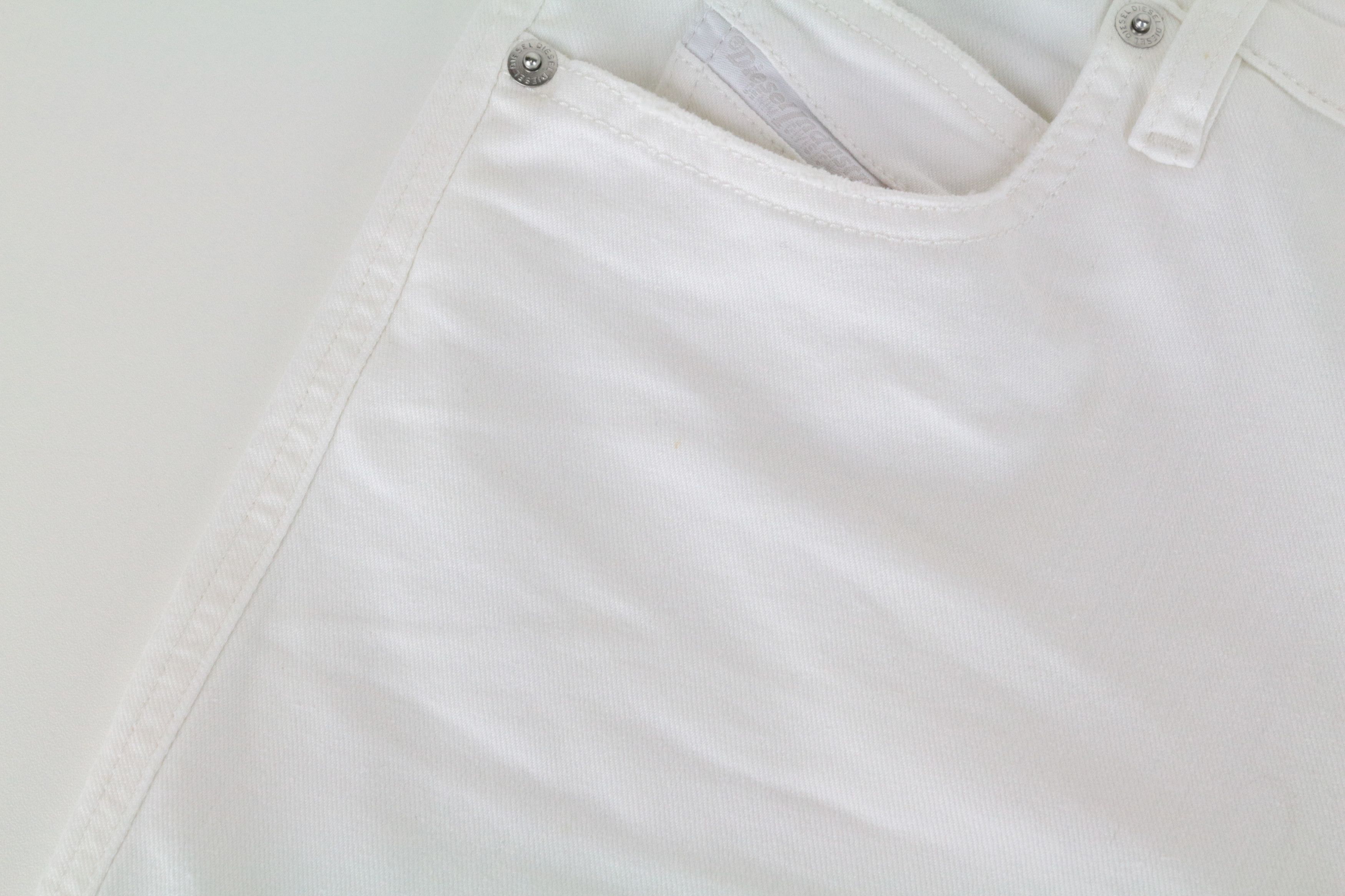 Diesel BABHILA 086AS W29/L34 White Slim Skinny Stretch Jeans 64285 Size 29" - 8 Thumbnail