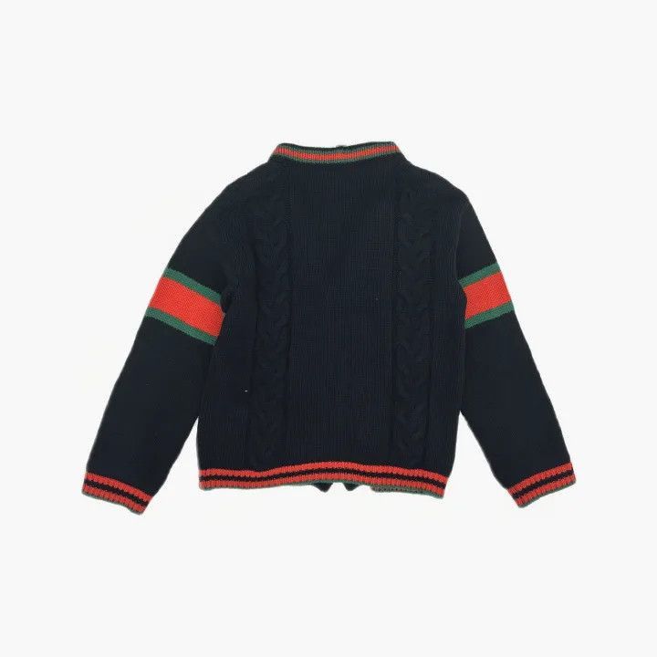 Gucci Gucci Gucci Color-Blocked V-Neck Knit Sweater -2506 Size US L / EU 52-54 / 3 - 3 Thumbnail