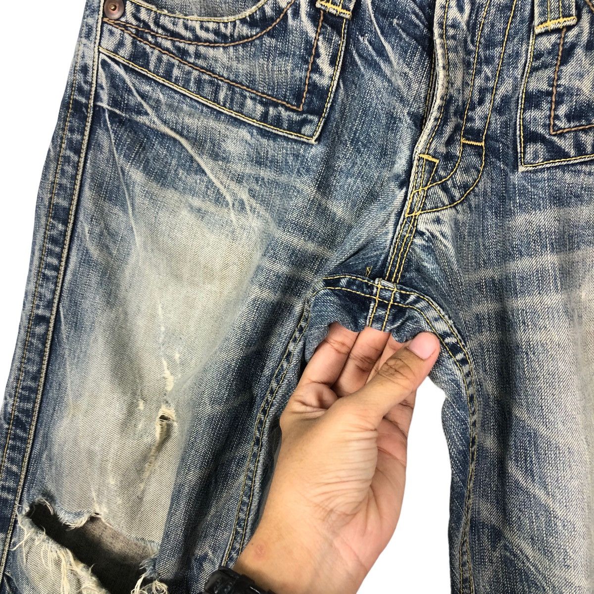 Hysteric Glamour 🔥Made in Nippon Distressed Biker Jeans Denim Size US 34 / EU 50 - 15 Thumbnail