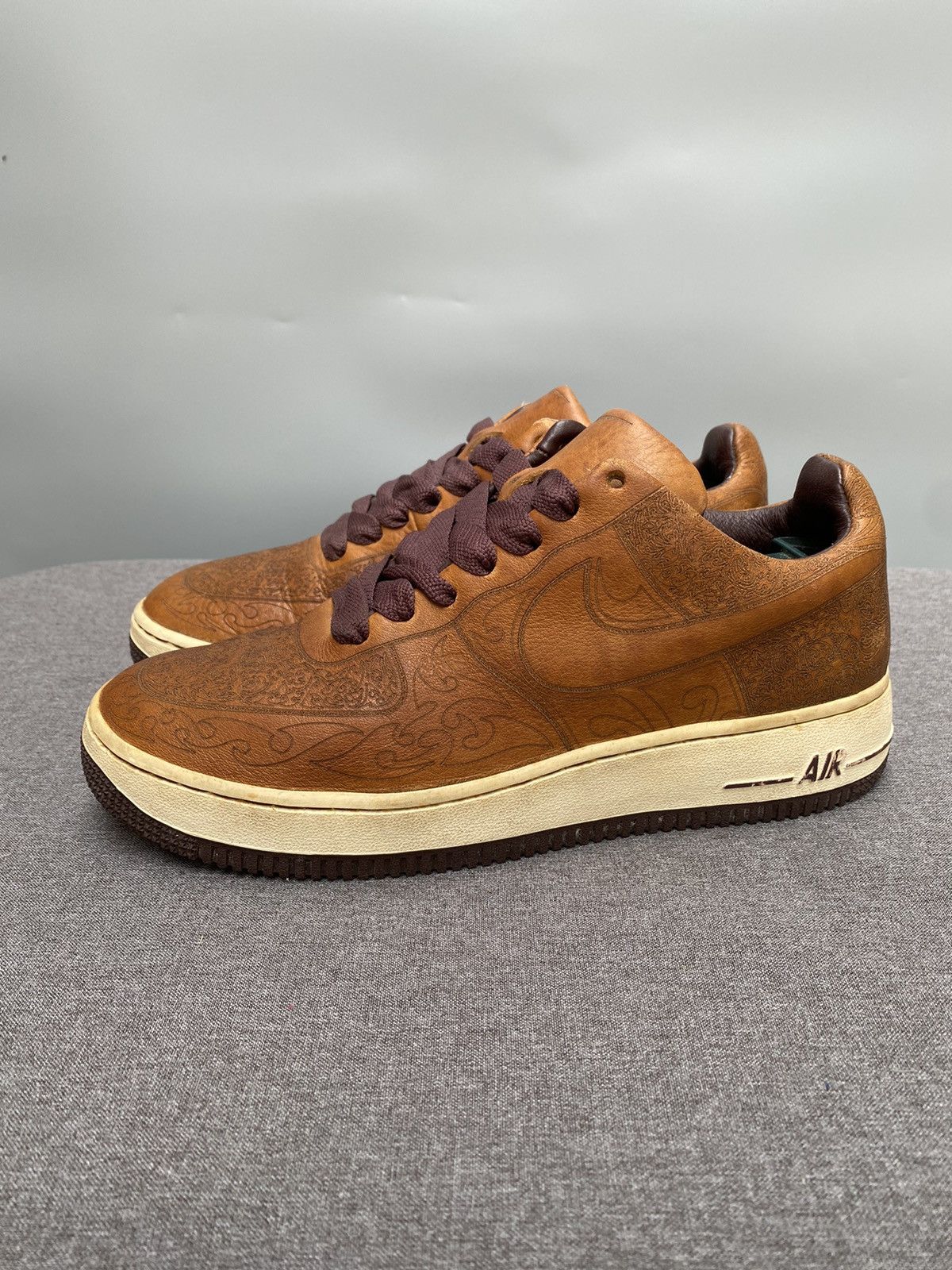 Nike Rare! 2003 Nike Air-Force 1 " Mark Smith" Size US 6 / EU 39 - 4 Thumbnail