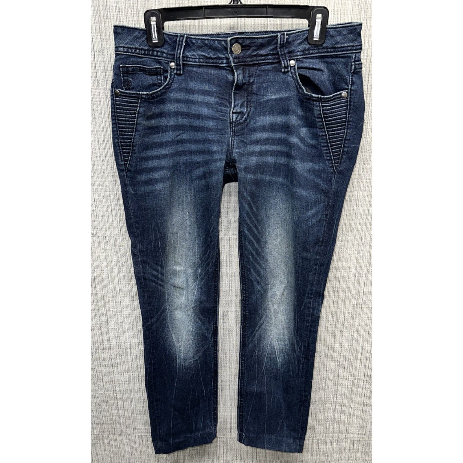 Miss Me Miss Me Womens Blue Signature Skinny Denim Jeans Size 29 X 25.5 Jeans Women Blue Skinny 29 25.5 Signature Size 29" - 2 Thumbnail