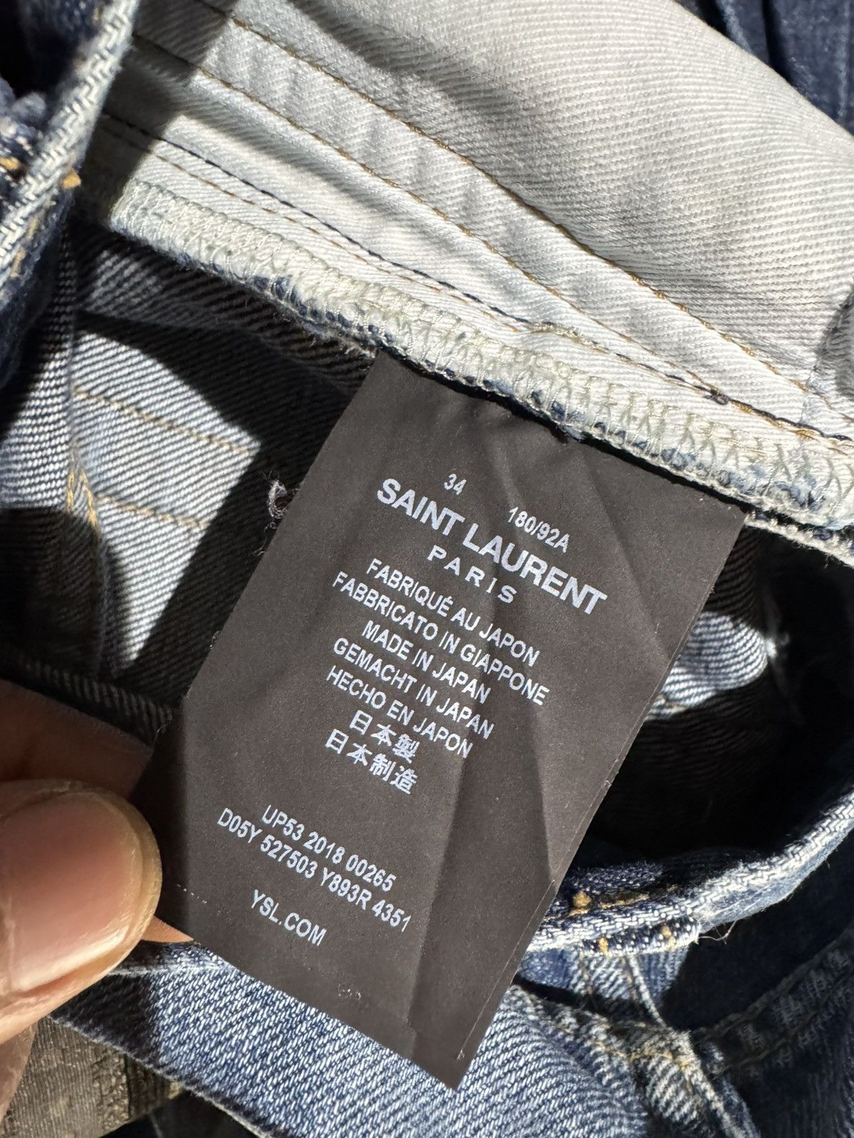 Saint Laurent Paris Saint Laurent luxury article Size US 34 / EU 50 - 3 Thumbnail