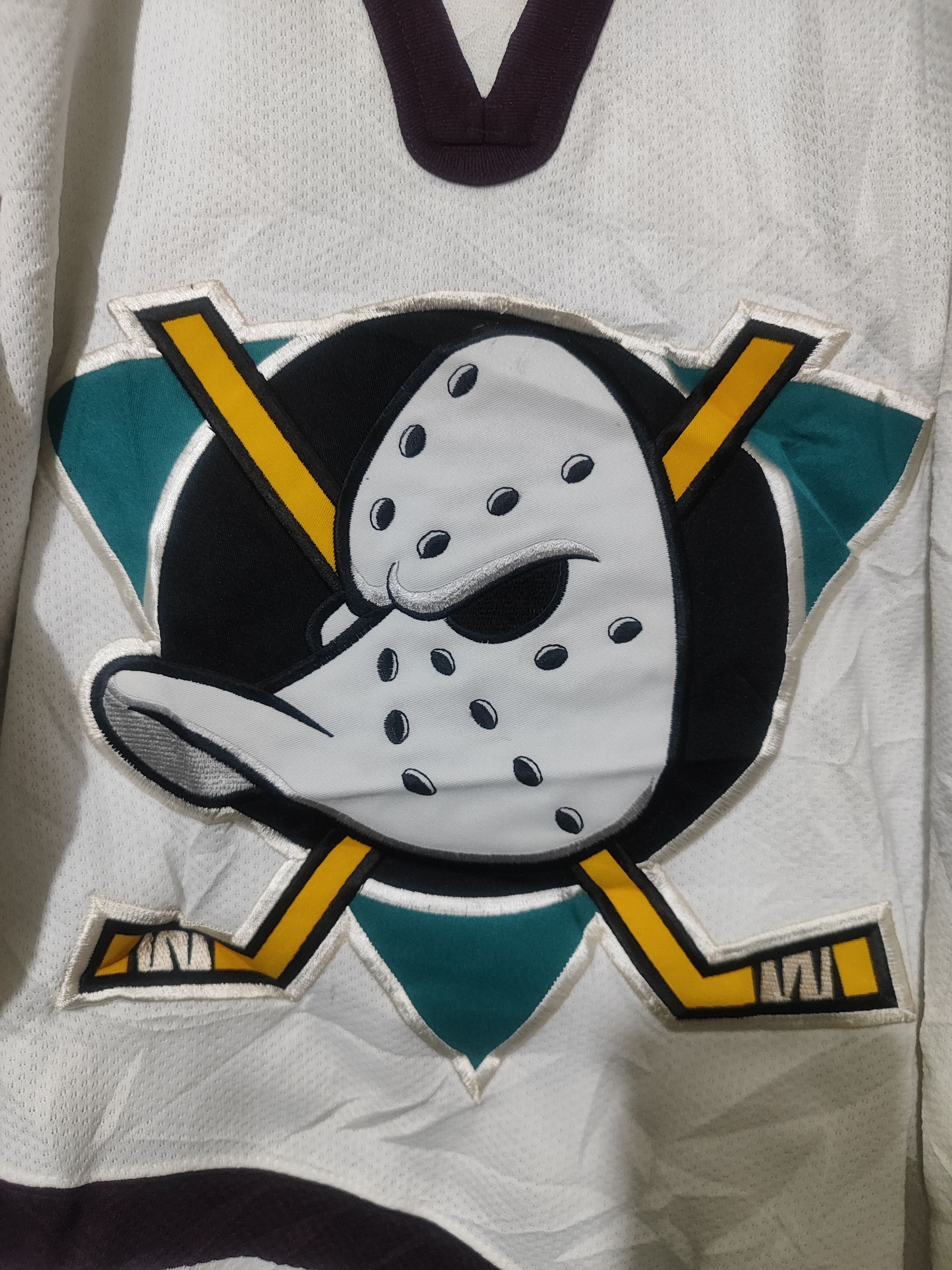 Starter Vintage Starter Mighty Ducks of Anaheim NHL Jersey Jacket Size US M / EU 48-50 / 2 - 2 Thumbnail