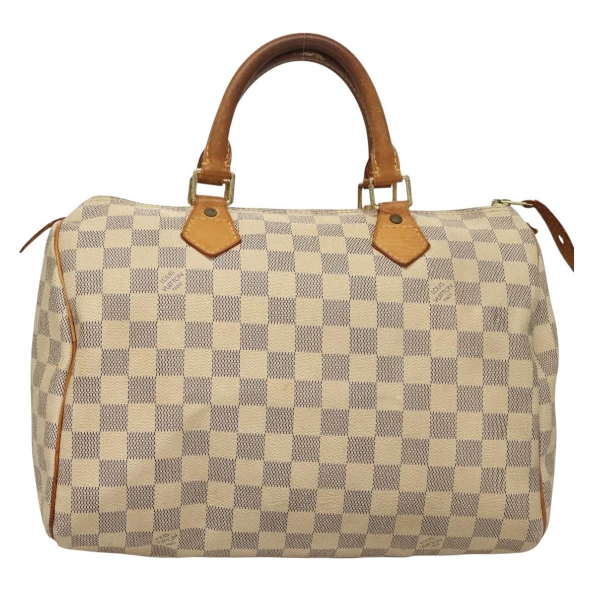 Louis Vuitton LOUIS VUITTON Damier Azur Speedy 30 Hand Bag N41533 Size ONE SIZE - 13 Thumbnail