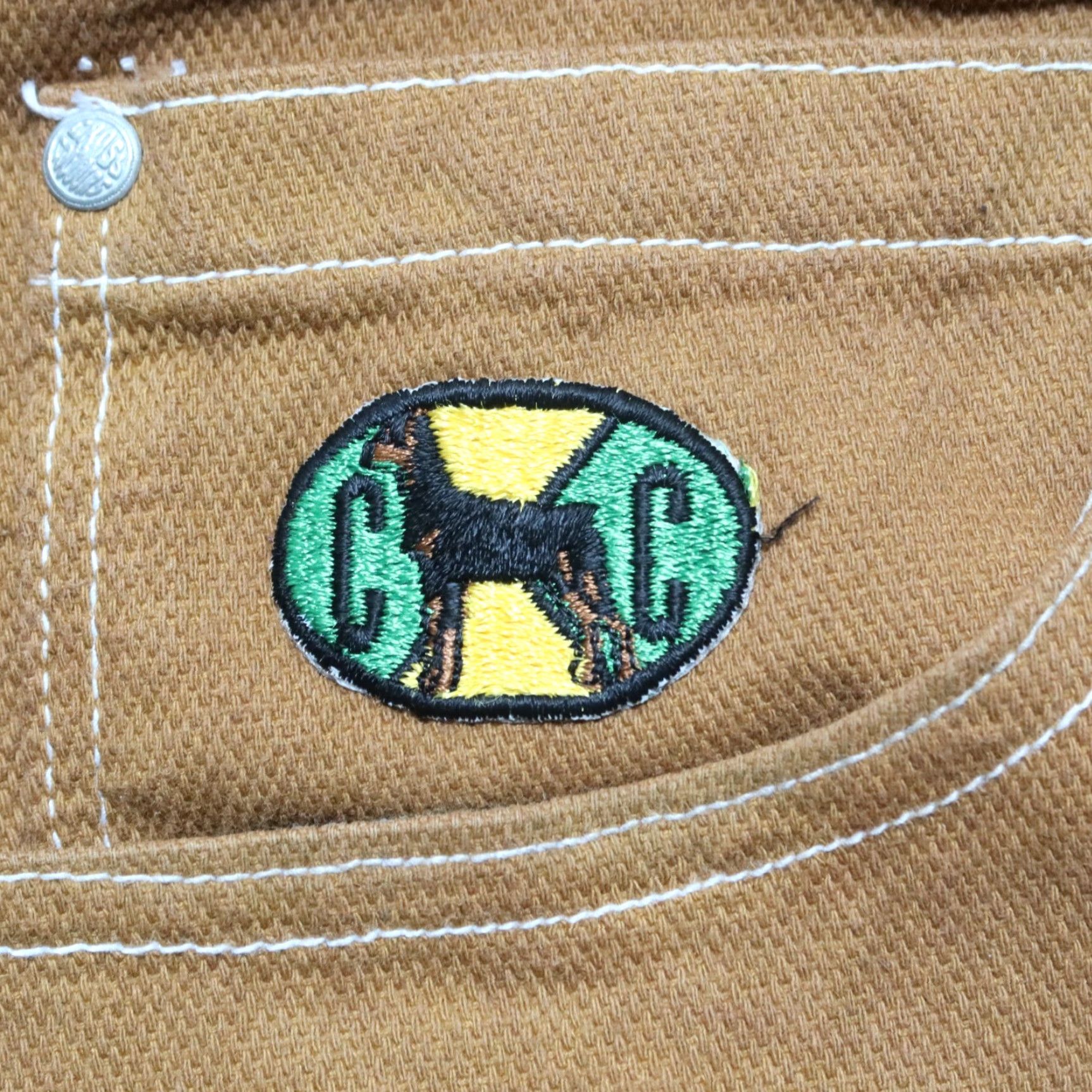 Vintage VINTAGE Cross Colours Denim Shorts Jeans 34 x 14 1/2 Brown Mens 90s Size US 34 / EU 50 - 5 Thumbnail