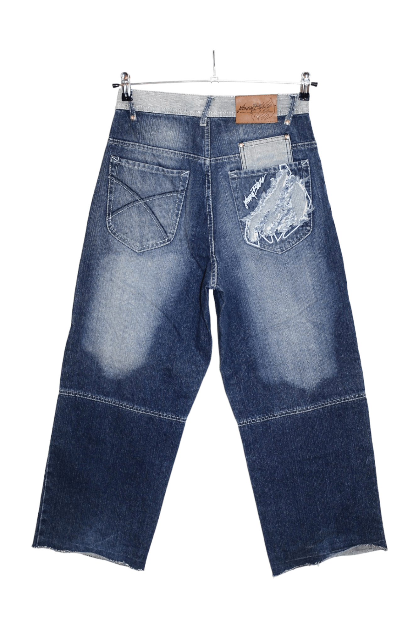 Wu-Tang Clan Johnny Blaze aka Method Man Faded Denim Bootcut Baggy Jeans Size US 30 / EU 46 - 2 Thumbnail