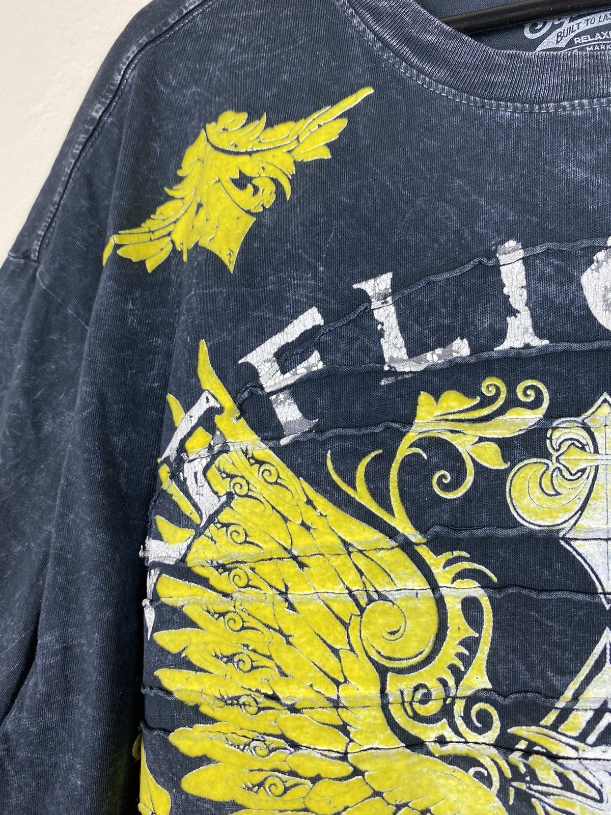 Affliction × Vintage Affliction T shirt Y2K cross made in usa Size US L / EU 52-54 / 3 - 7 Thumbnail